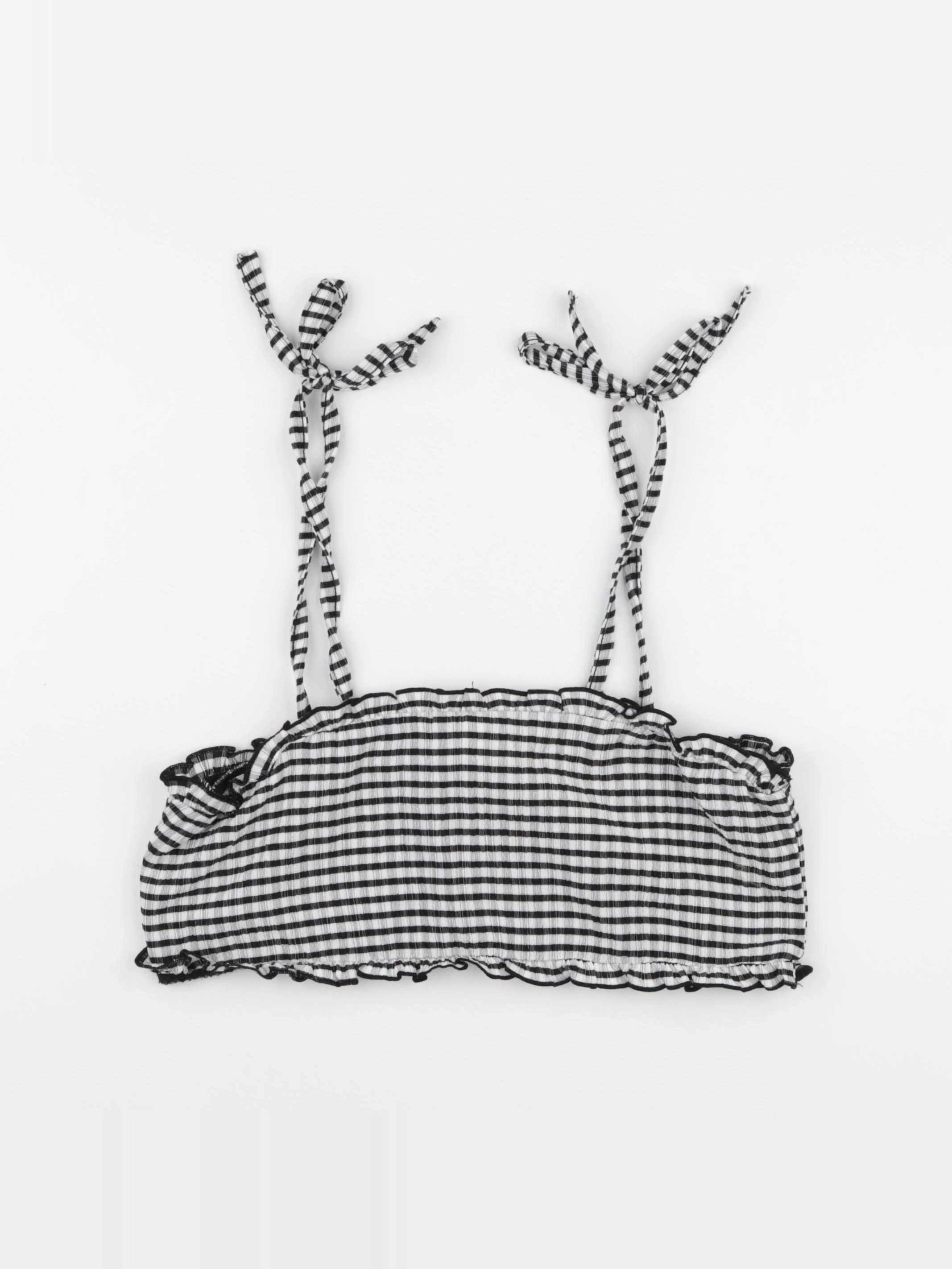 H&M - débardeur grossesse blanc, noir - m