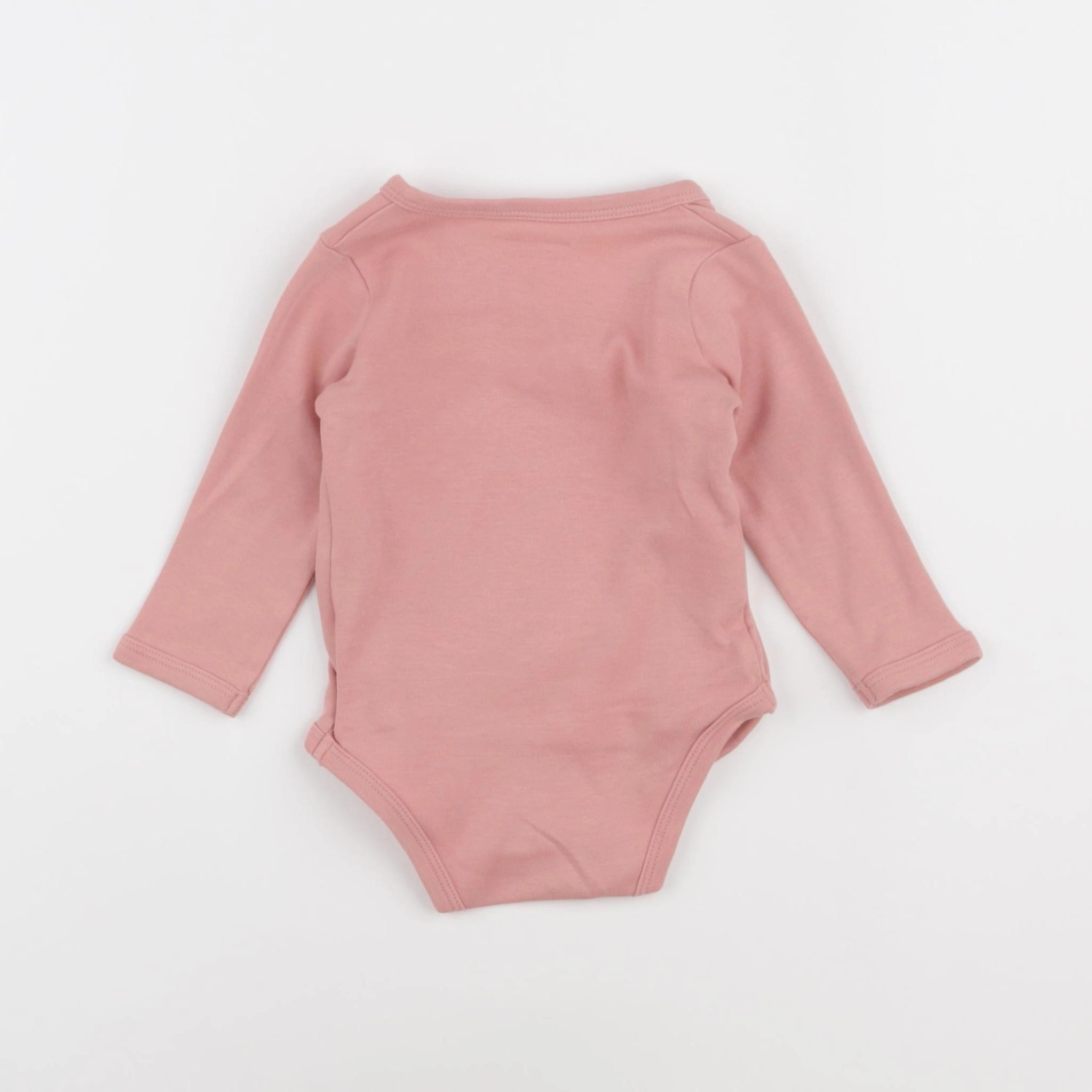 Vertbaudet - body rose - 9 mois