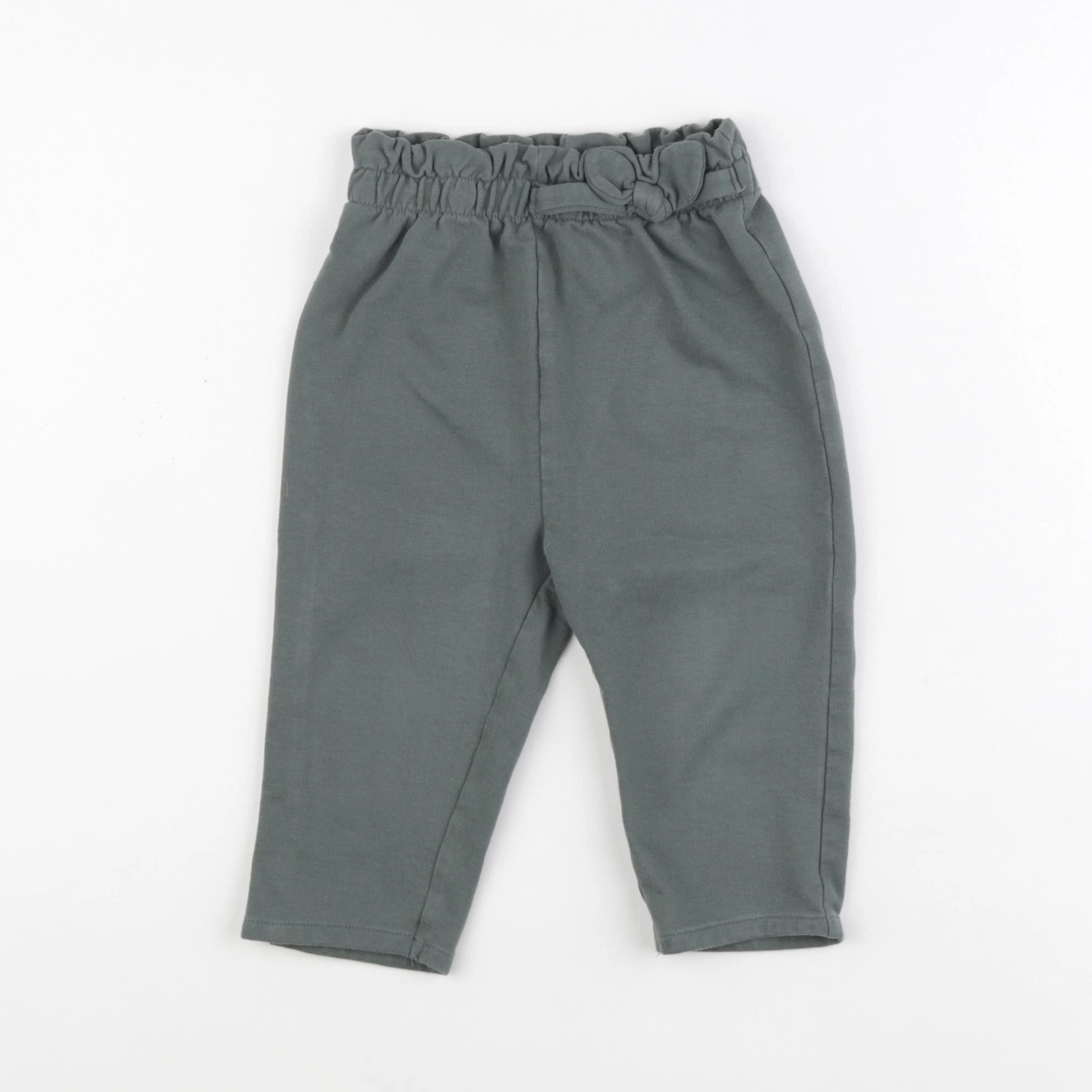 Vertbaudet - pantalon vert - 18 mois