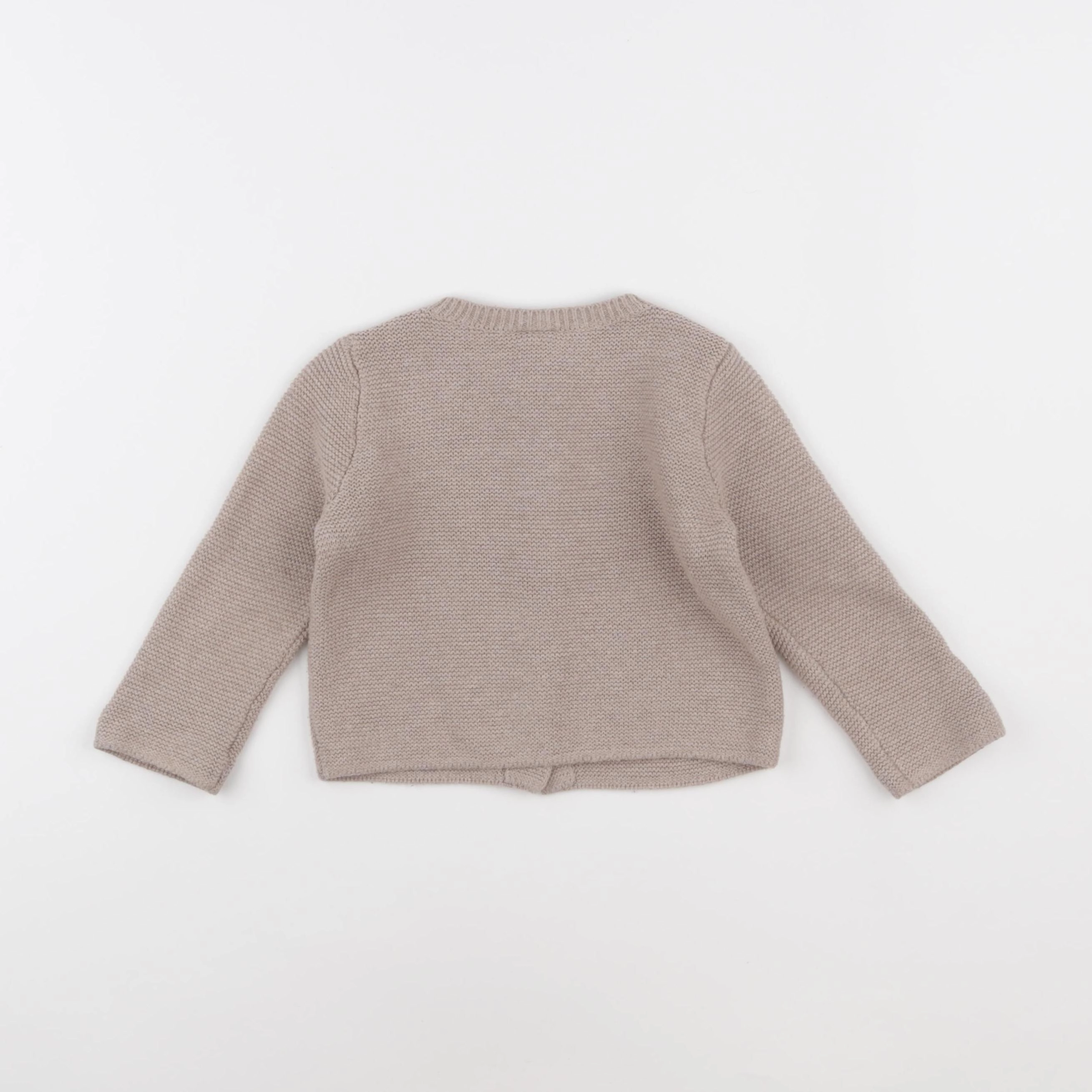 H&M - gilet marron - 6/9 mois