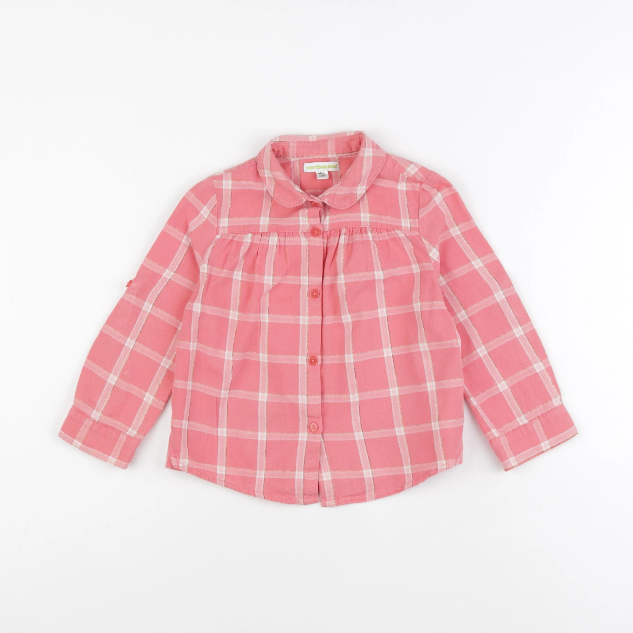 Vertbaudet - blouse rose - 3 ans