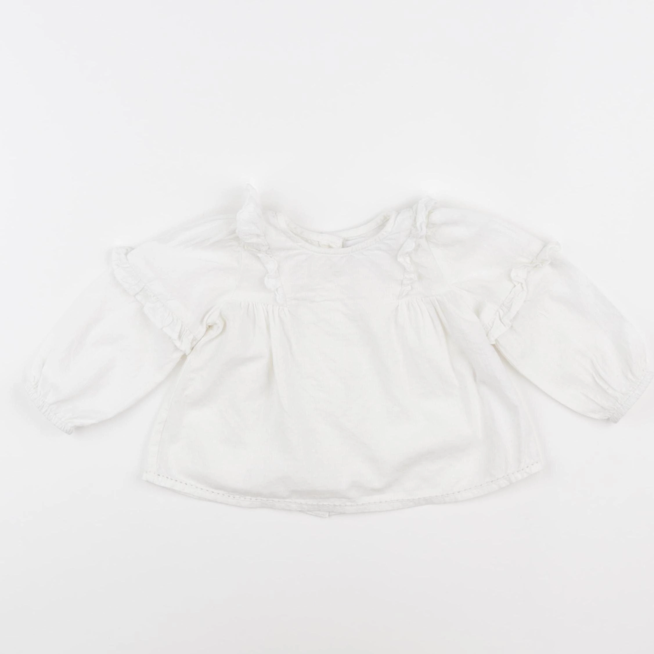 Zara - blouse blanc - 3/6 mois