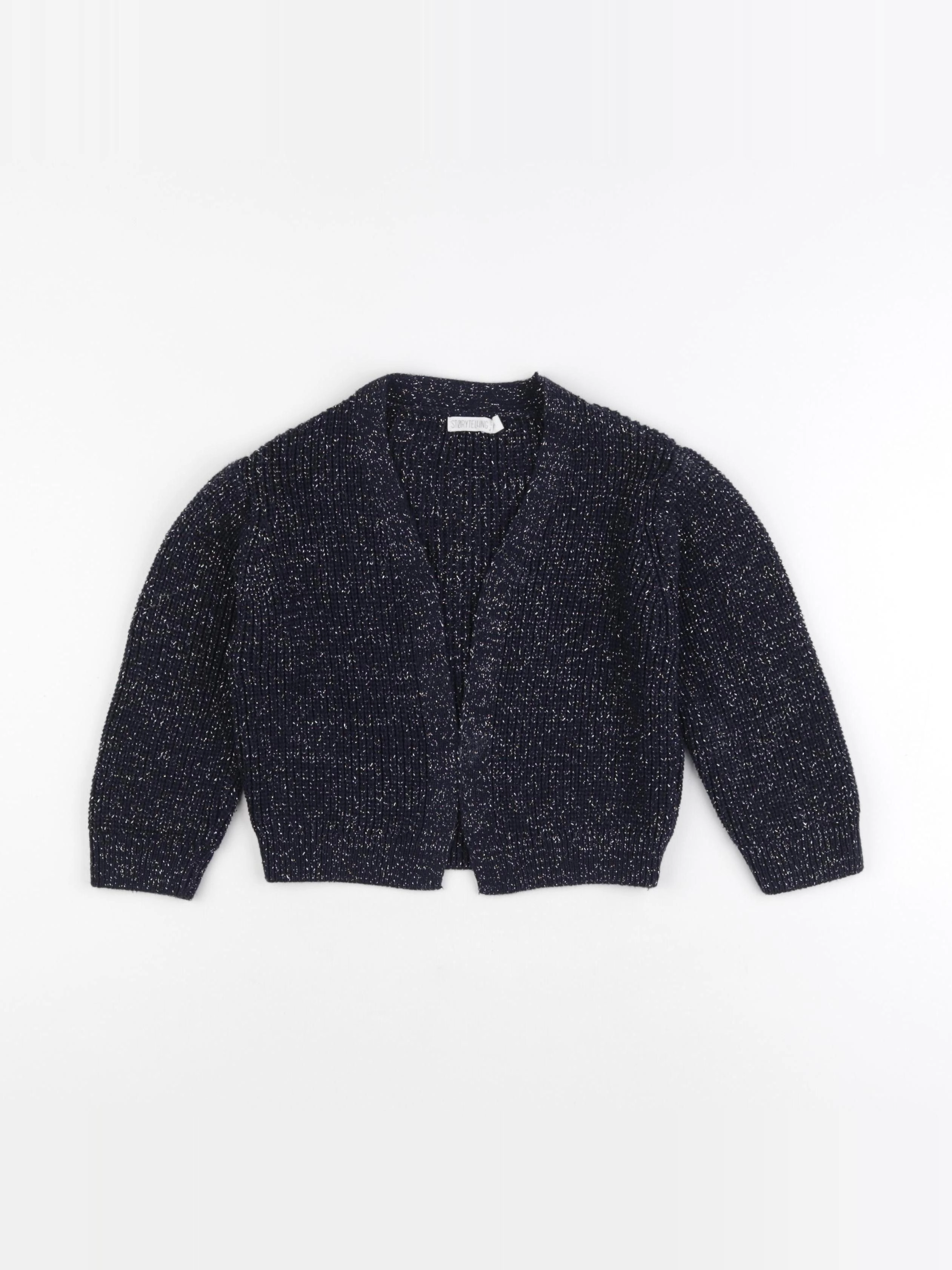 Storytelling - gilet bleu, argent - 2 ans