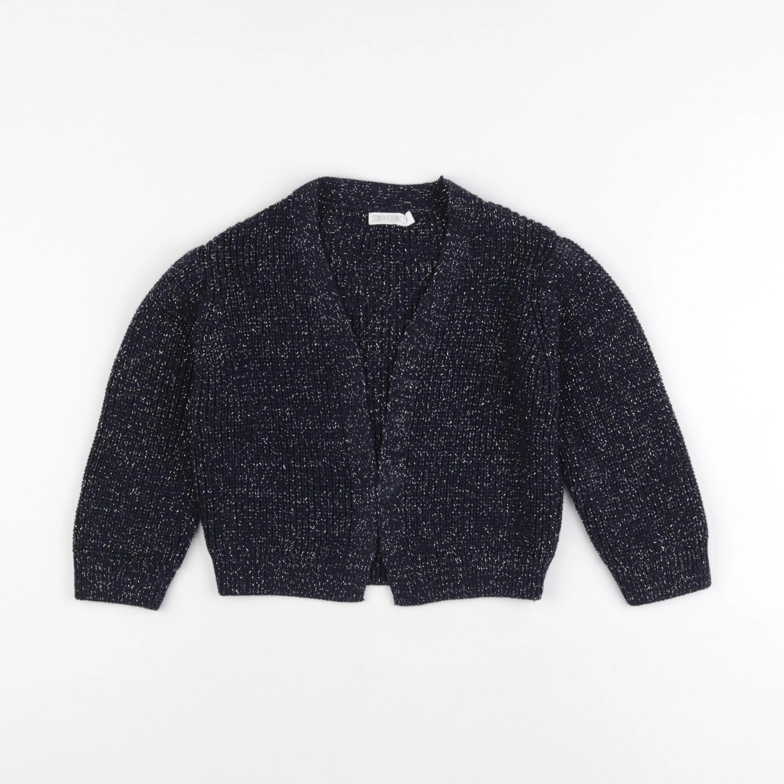 Storytelling - gilet bleu, argent - 2 ans
