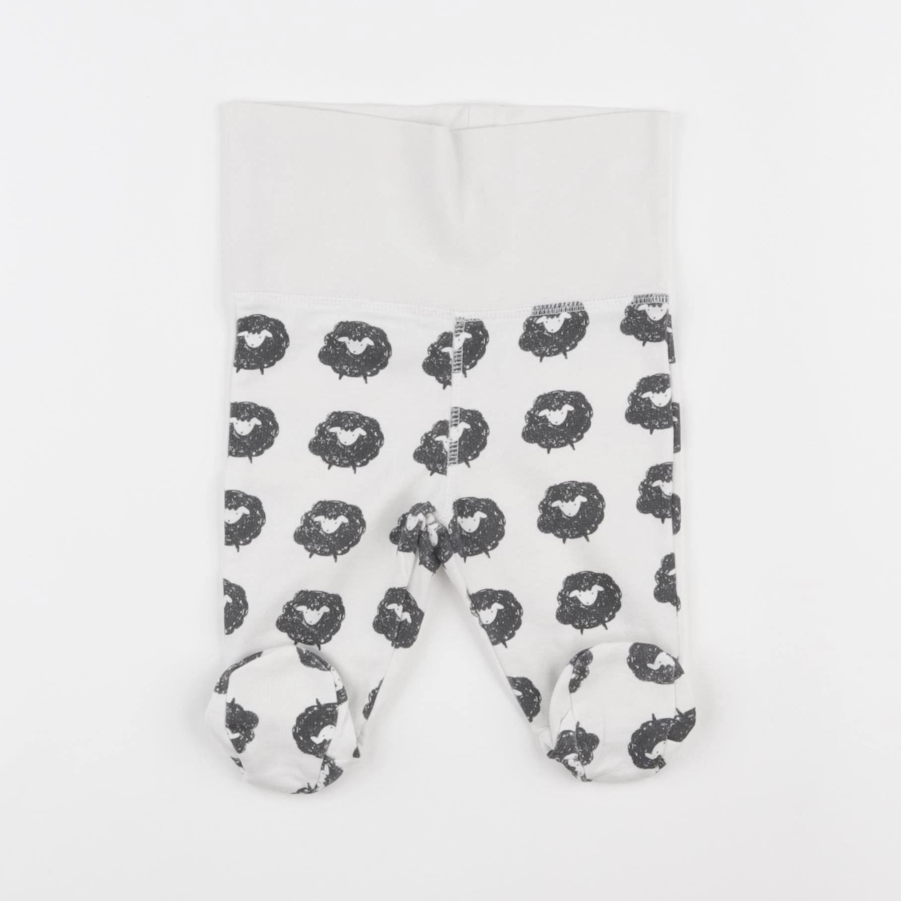 Natalys - legging blanc, noir - 3 mois