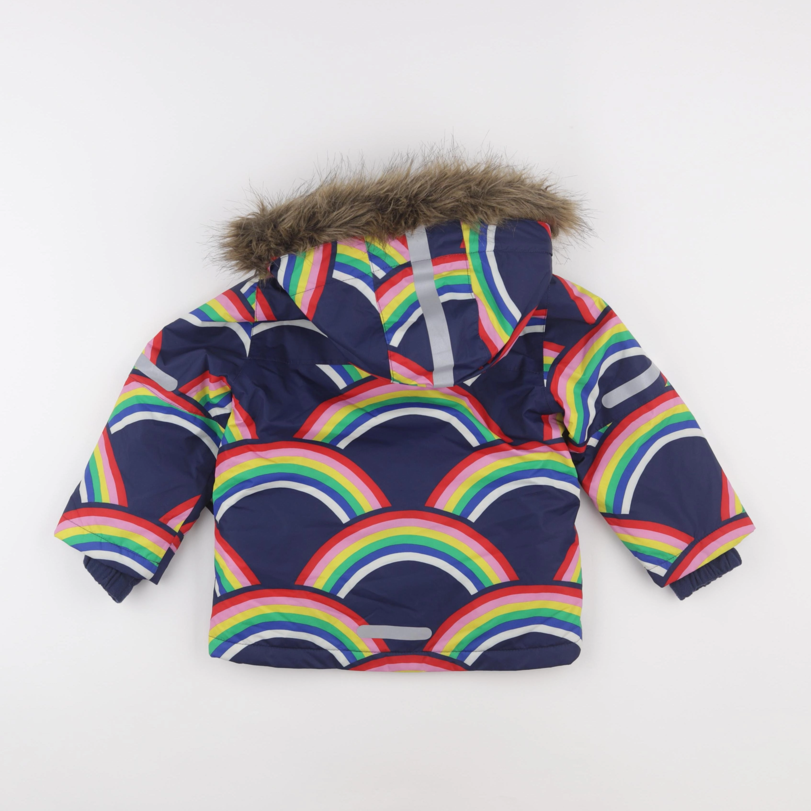 Mini Boden - parka multicolore - 3/4 ans