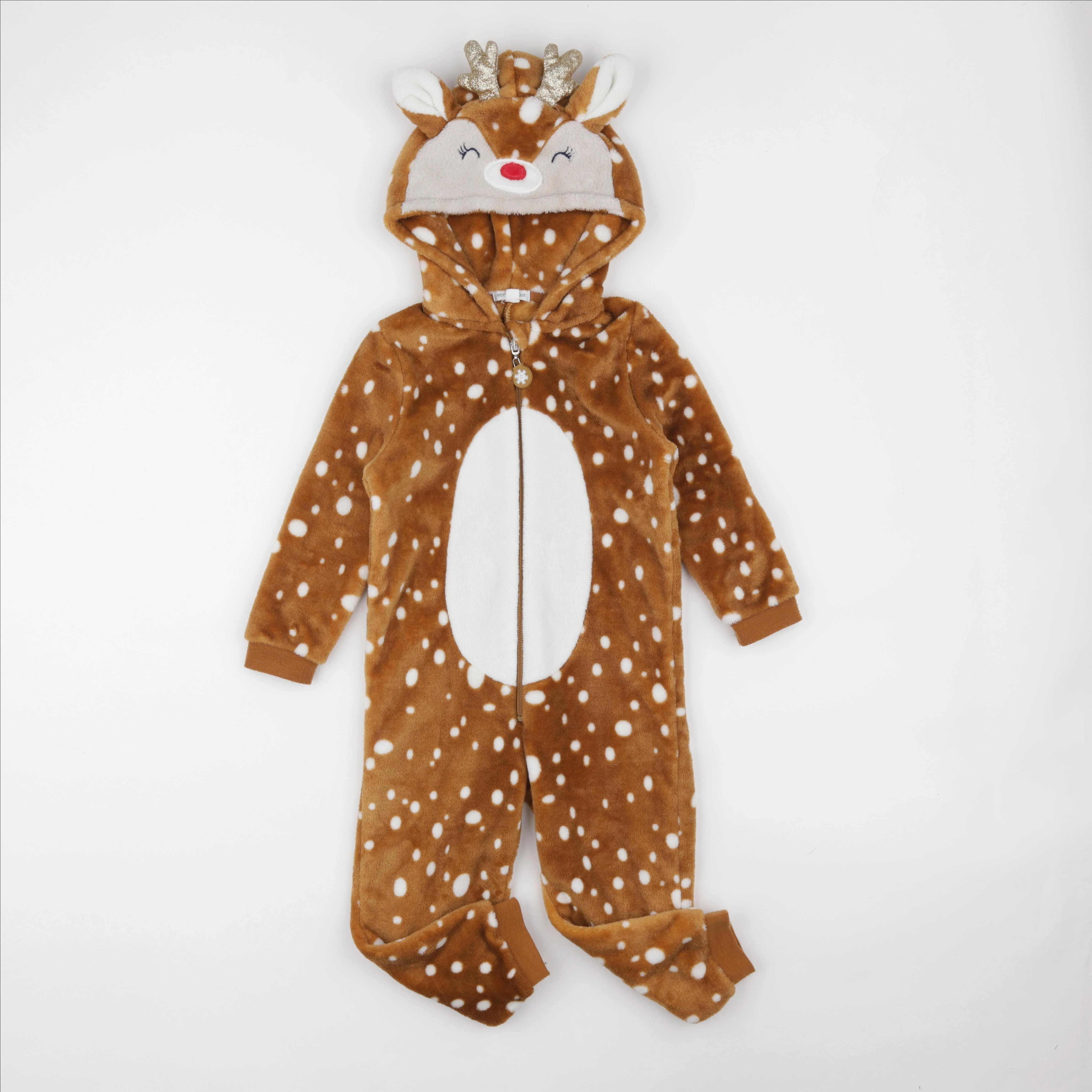 Vertbaudet - sur-pyjama marron - 4 ans