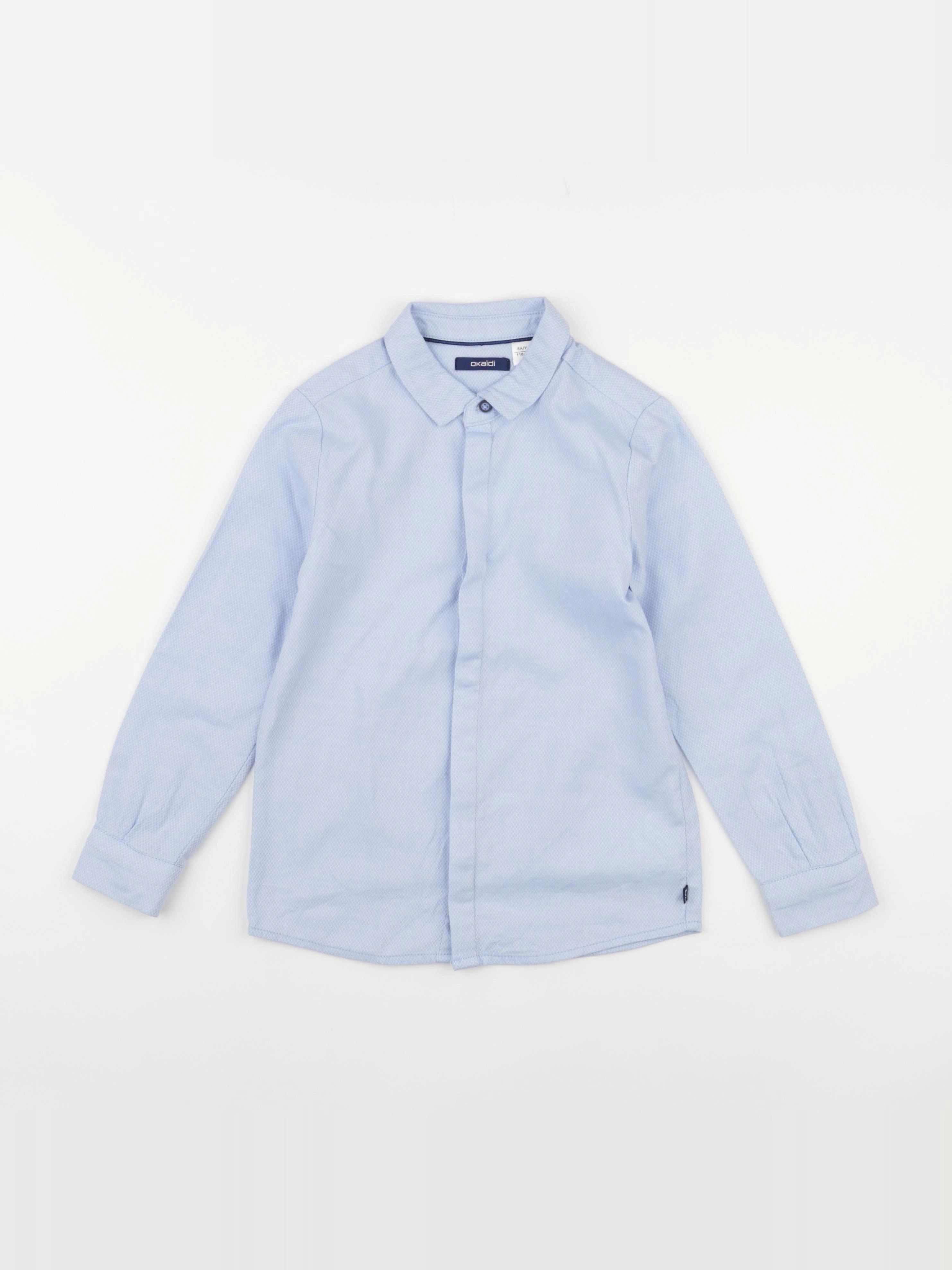 Okaidi - chemise bleu - 6 ans