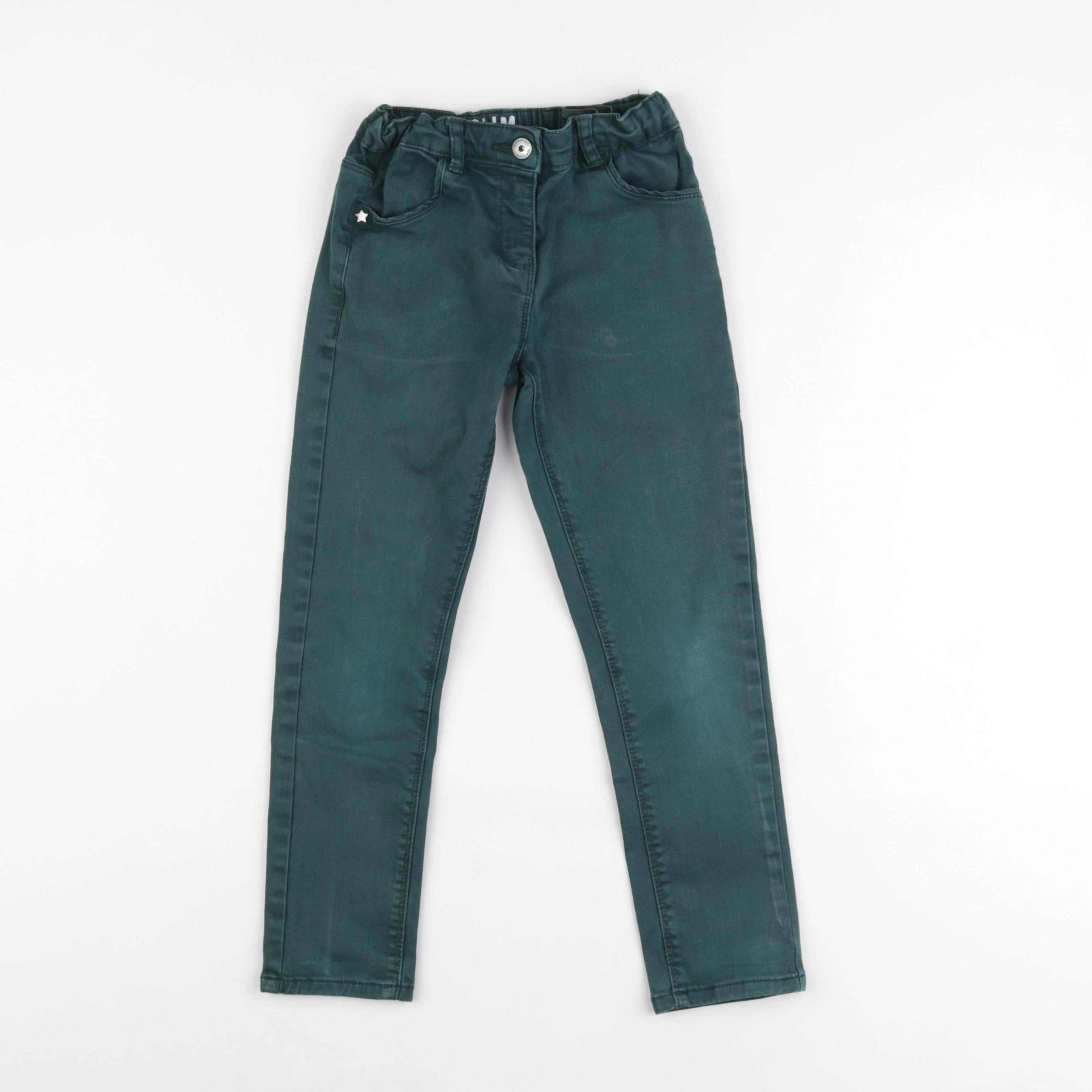 Vertbaudet - jean vert - 6 ans