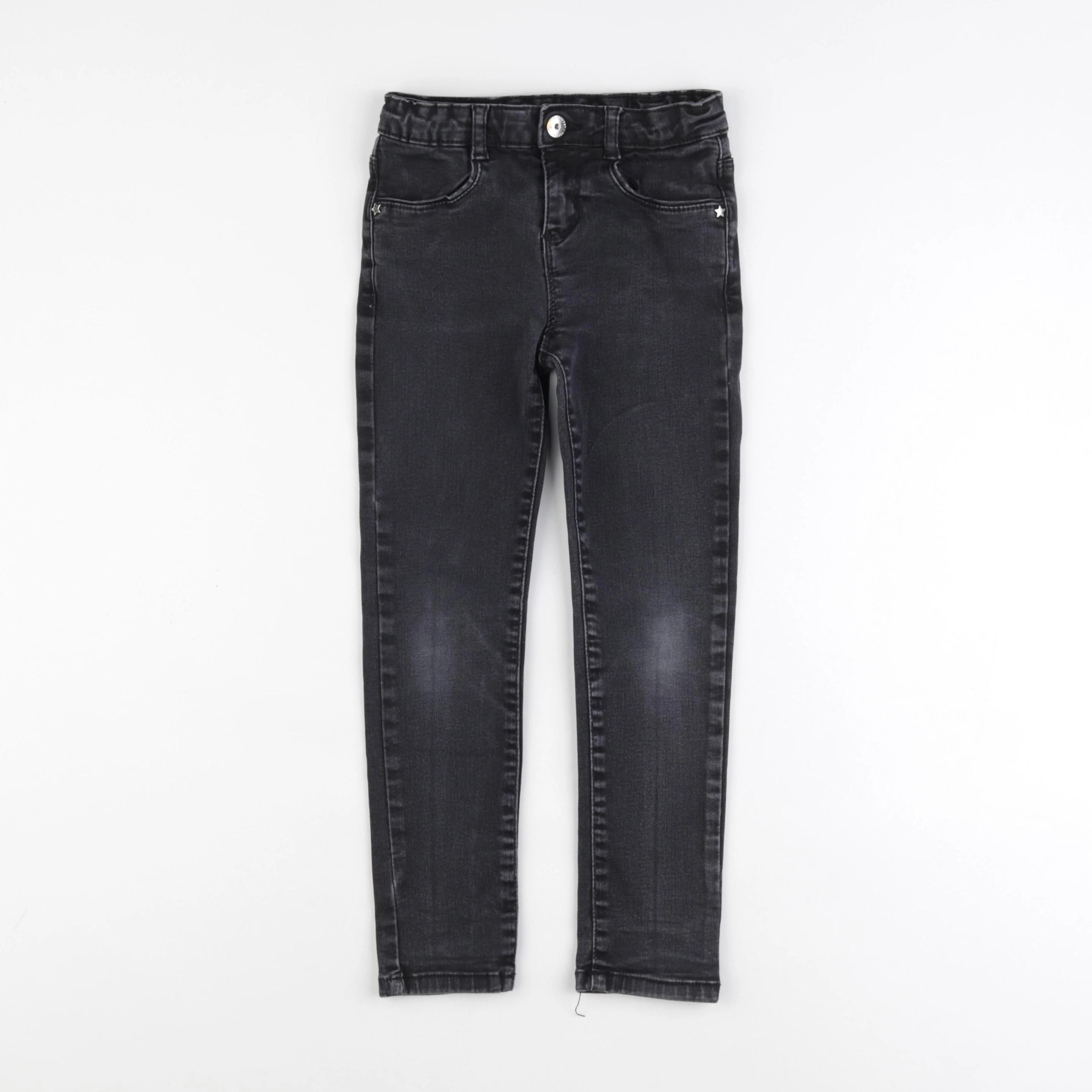 Vertbaudet - jean gris - 6 ans