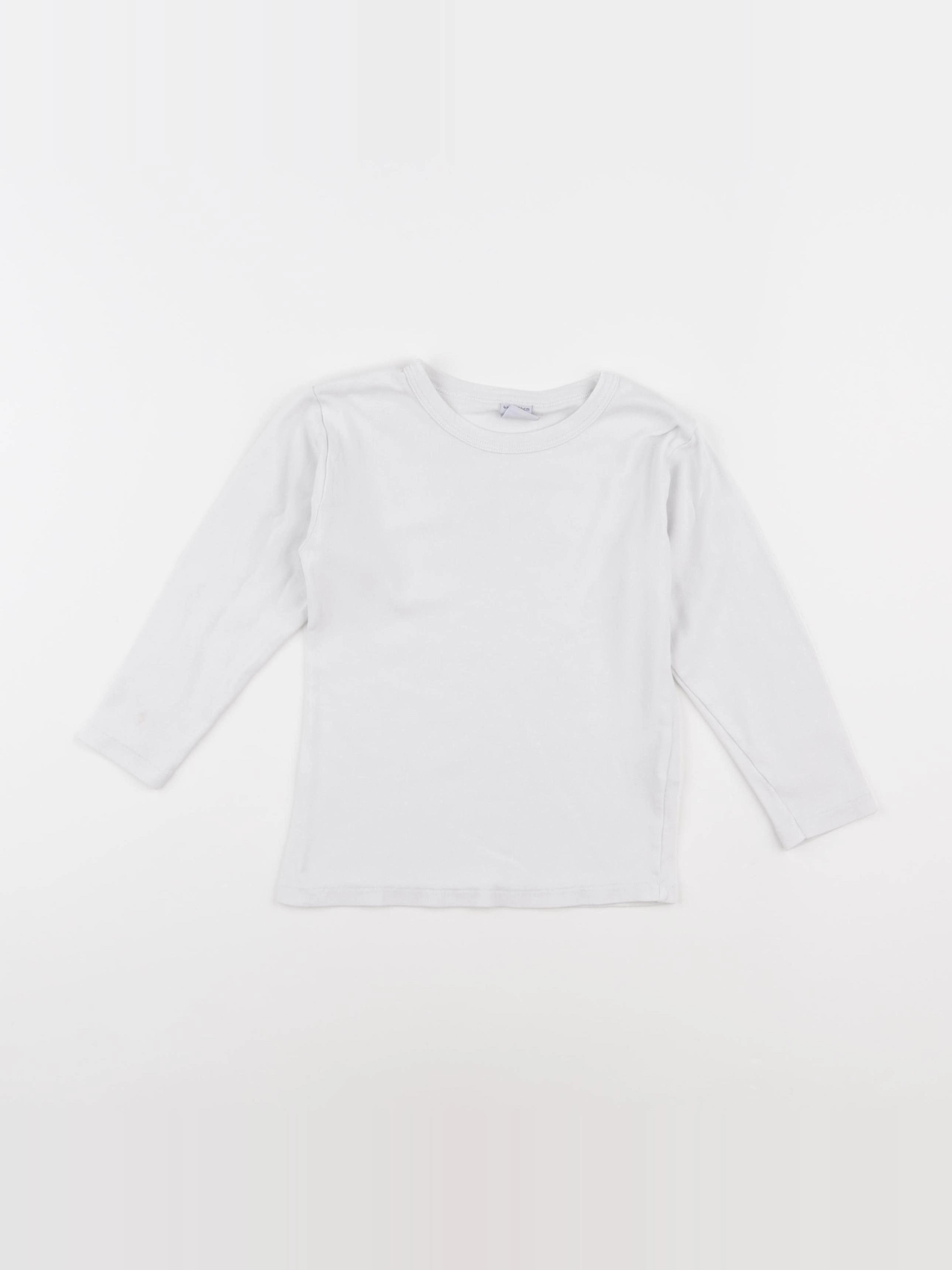 Petit Bateau - maillot de corps blanc - 4 ans