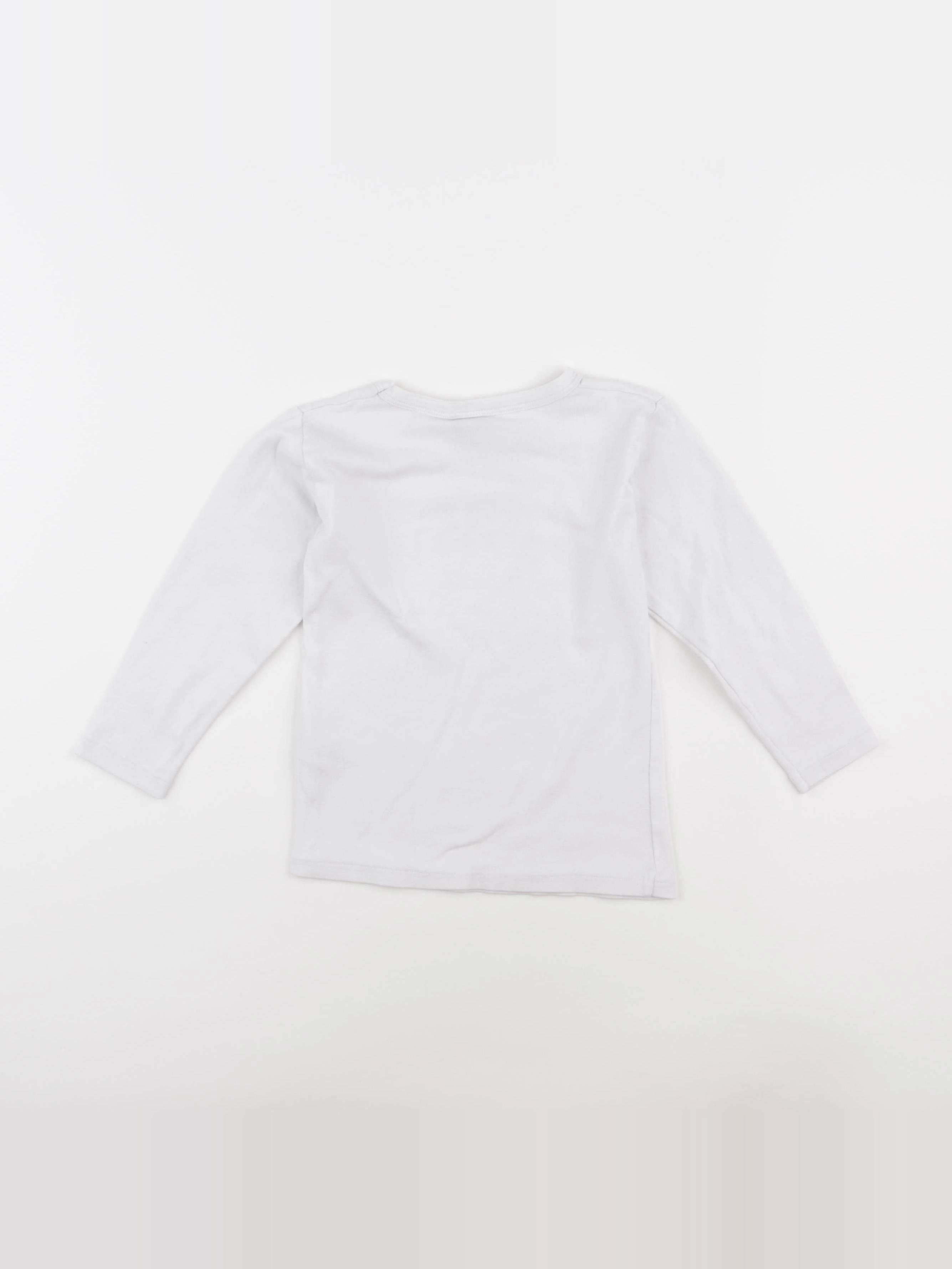 Petit Bateau - maillot de corps blanc - 4 ans