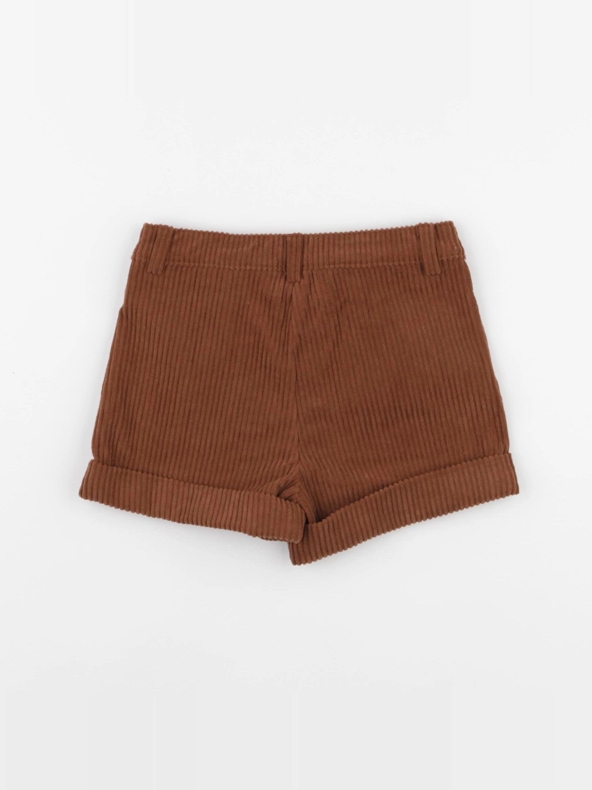 Vertbaudet - short marron - 4 ans