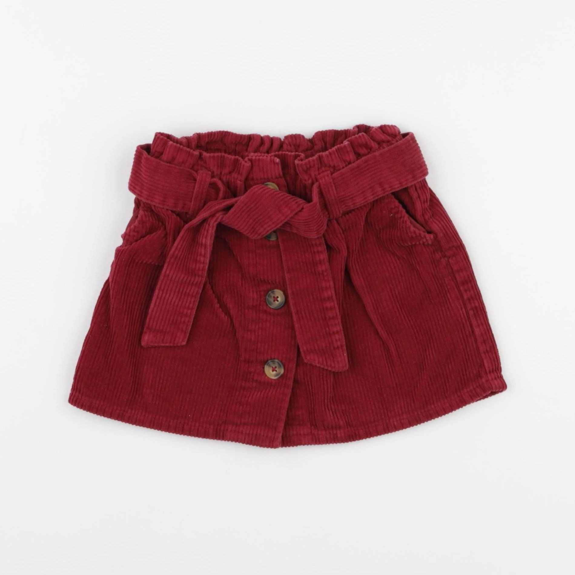 Vertbaudet - jupe rouge - 4 ans