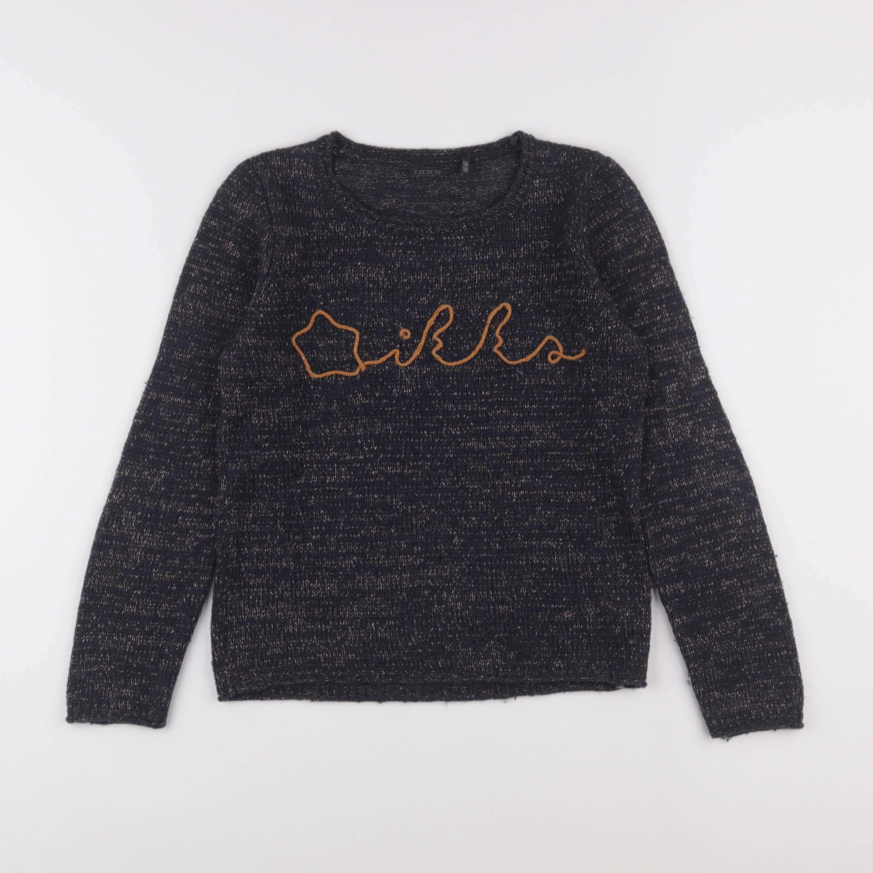IKKS - pull bleu, bronze - 12 ans