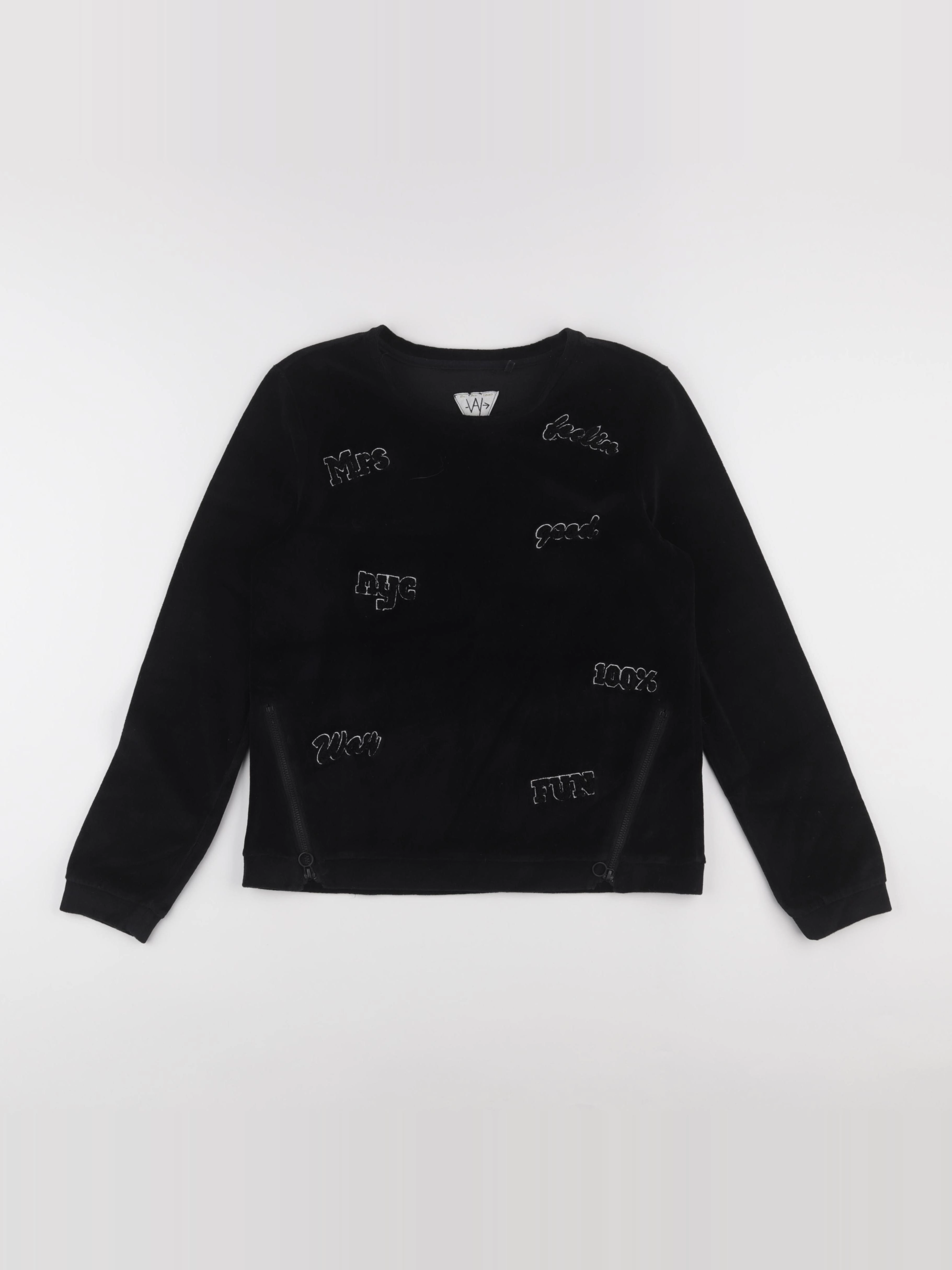 IKKS - sweat noir - 16 ans