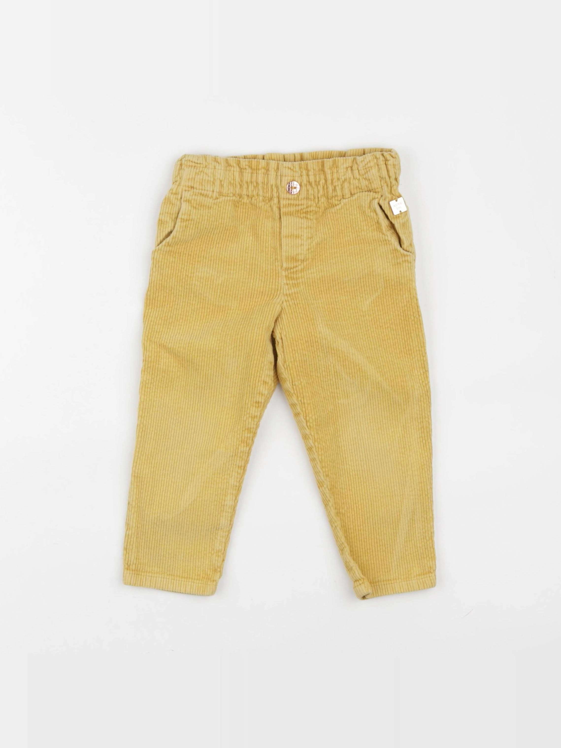 Carrément Beau - pantalon jaune - 2 ans