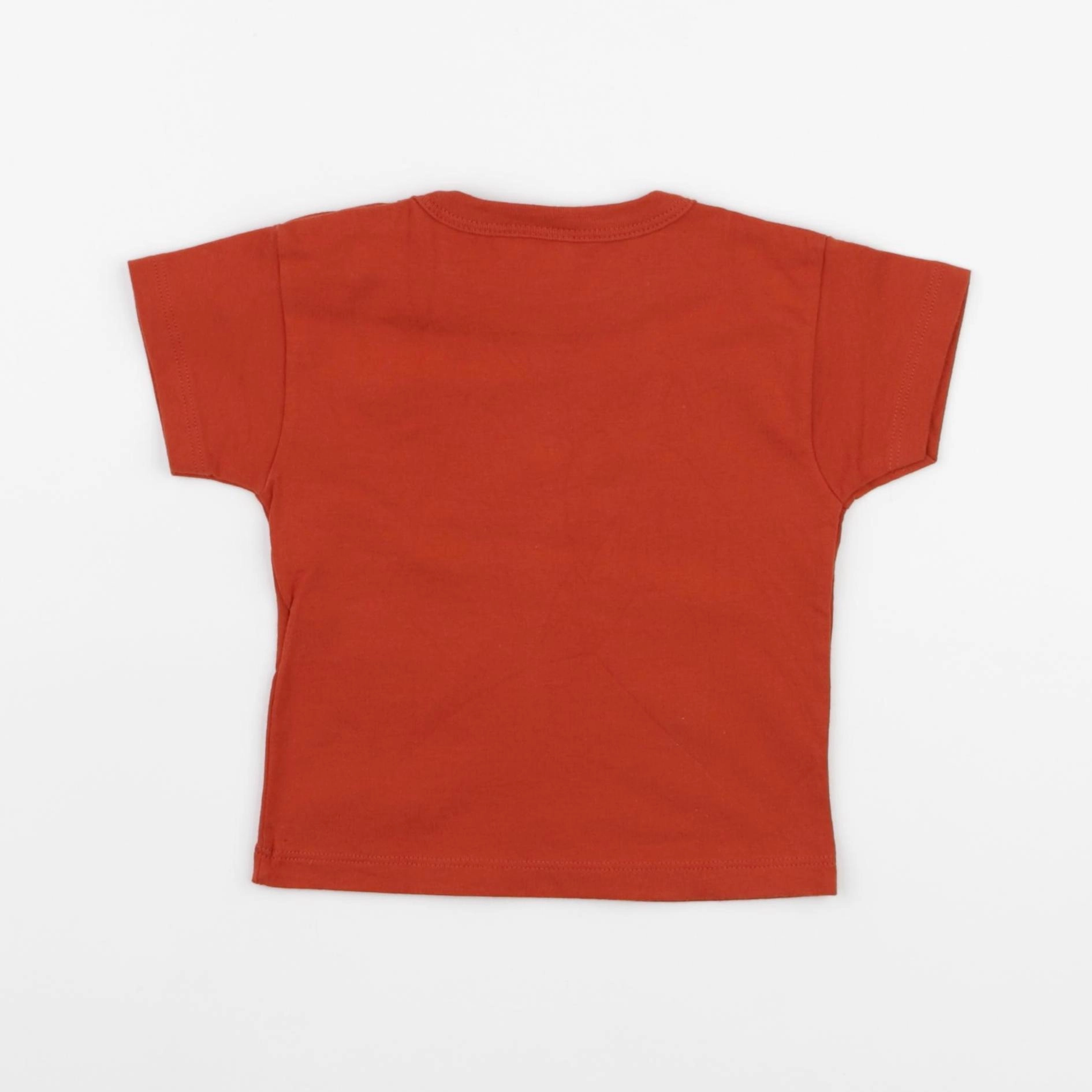 Petit Bateau - tee-shirt orange - 6 mois