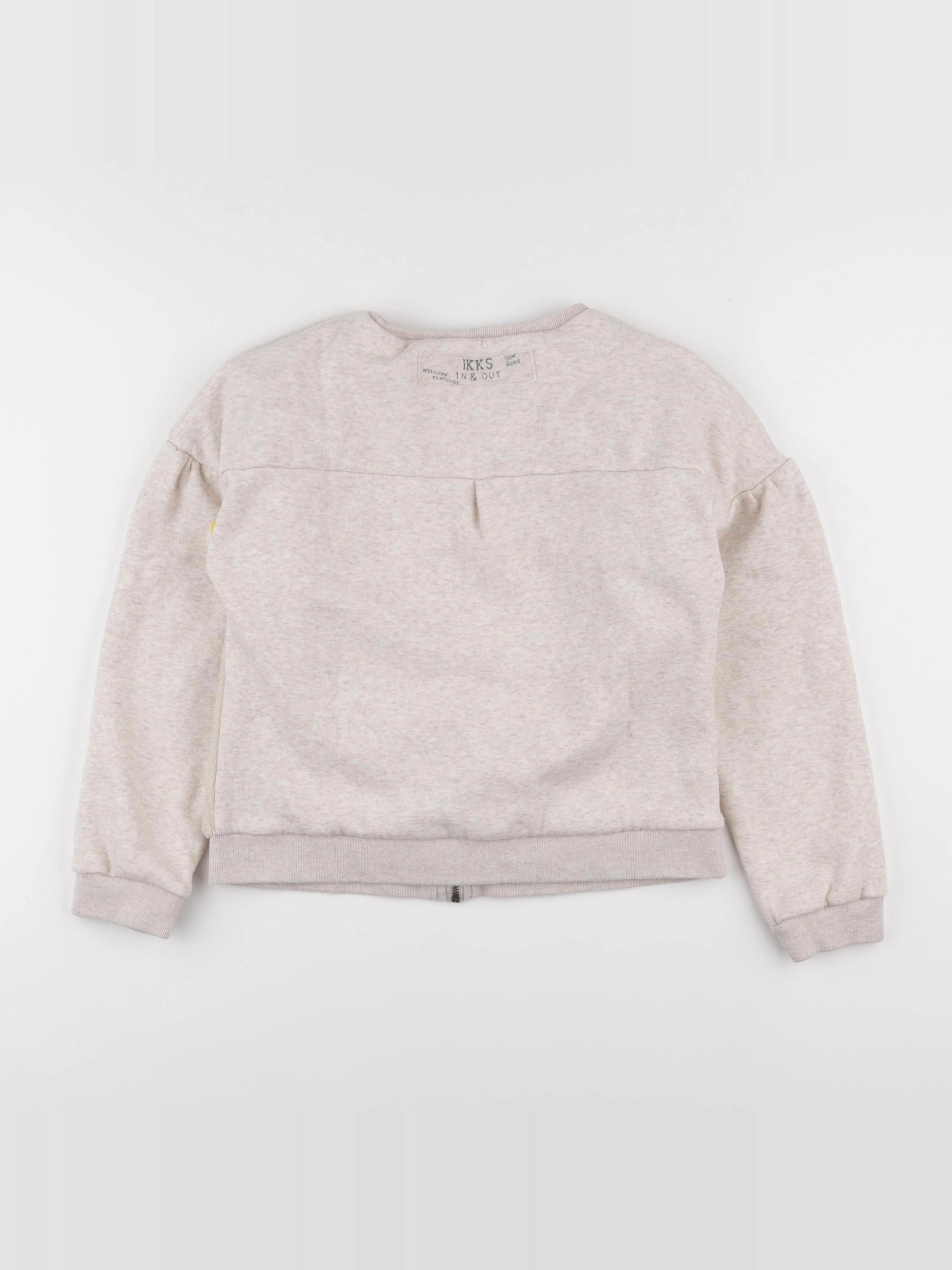 IKKS - sweat beige - 12 ans