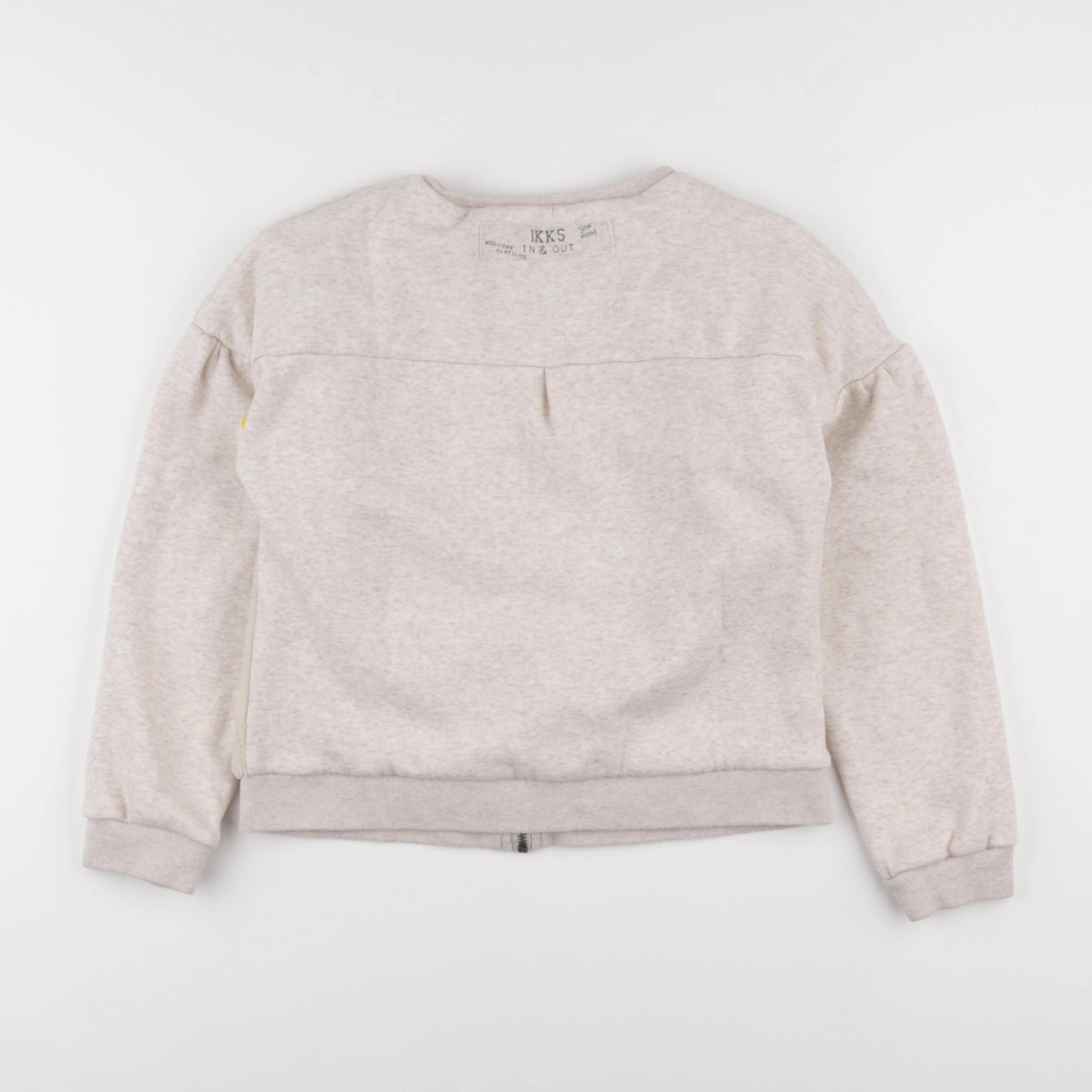 IKKS - sweat beige - 12 ans