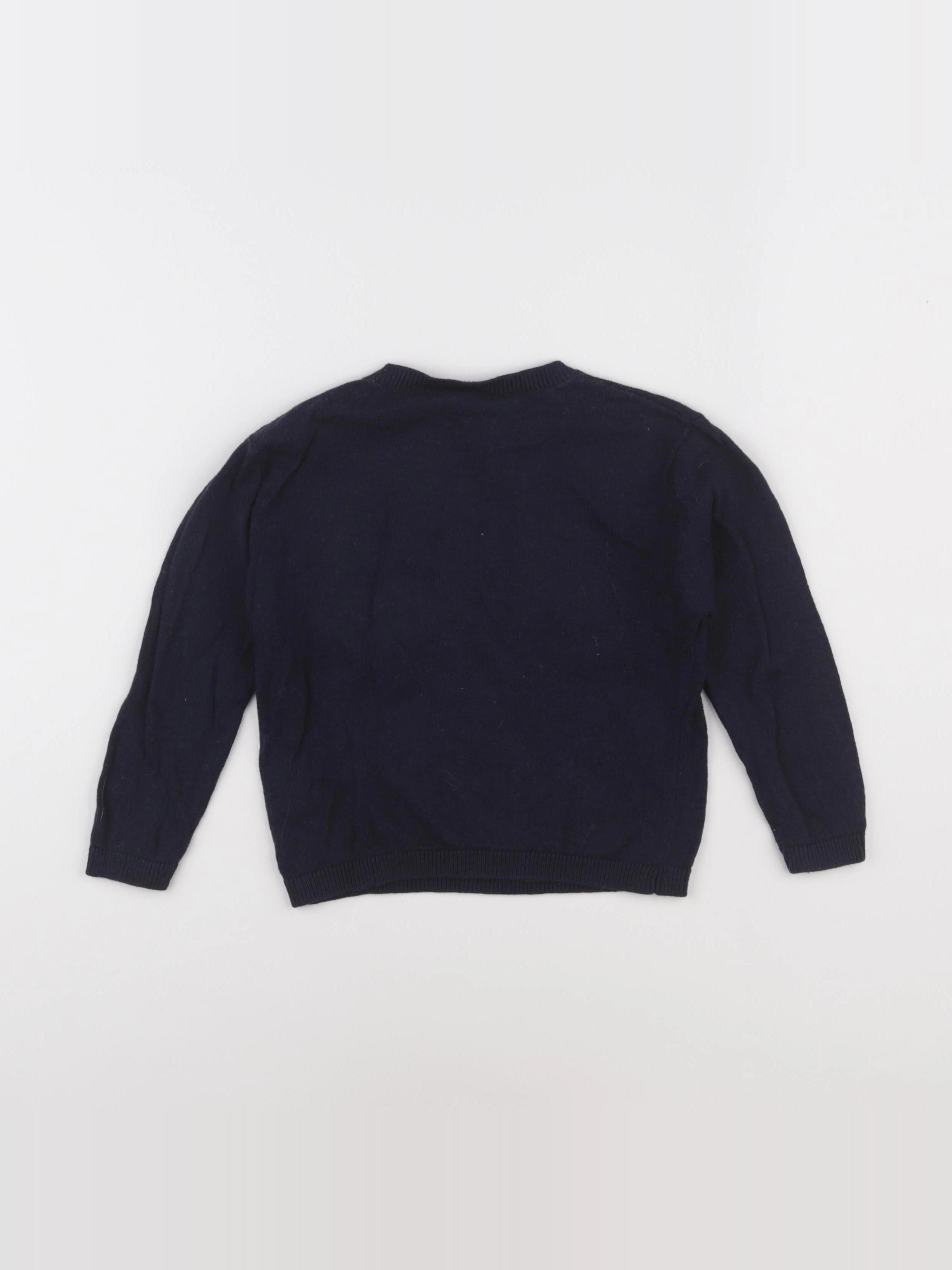 Monoprix - pull bleu - 3 ans