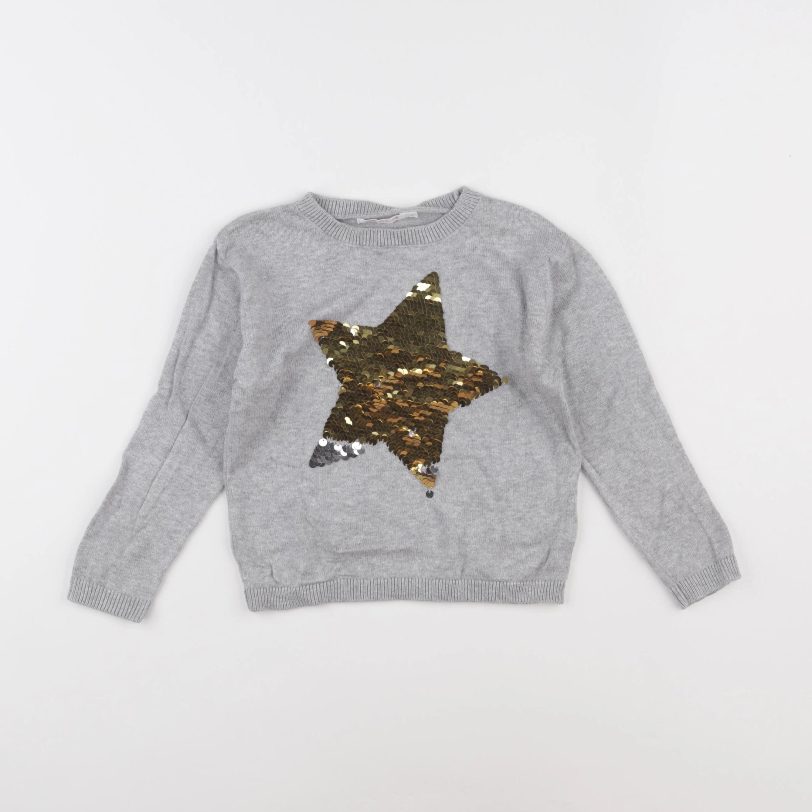 Monoprix - pull gris - 3 ans