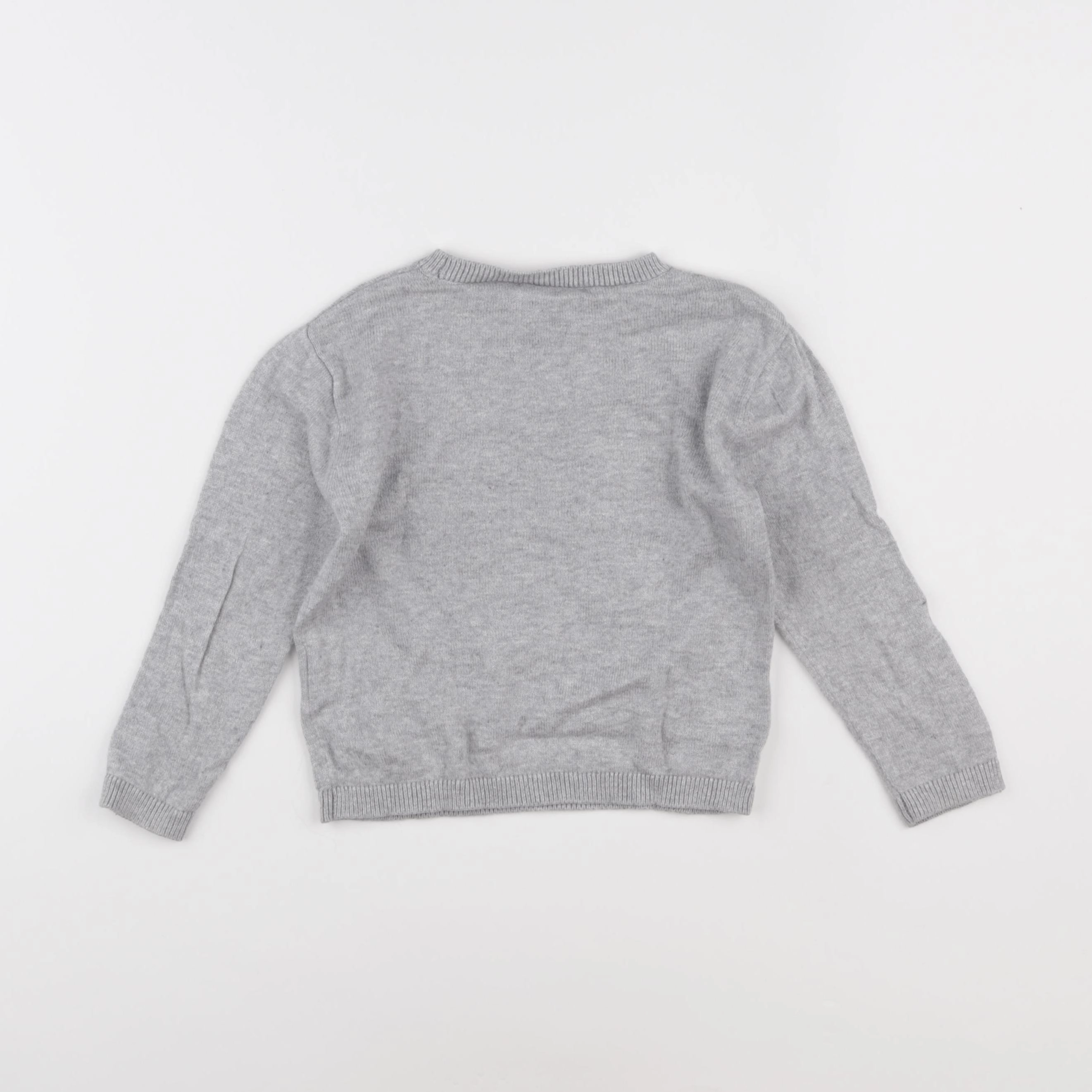 Monoprix - pull gris - 3 ans