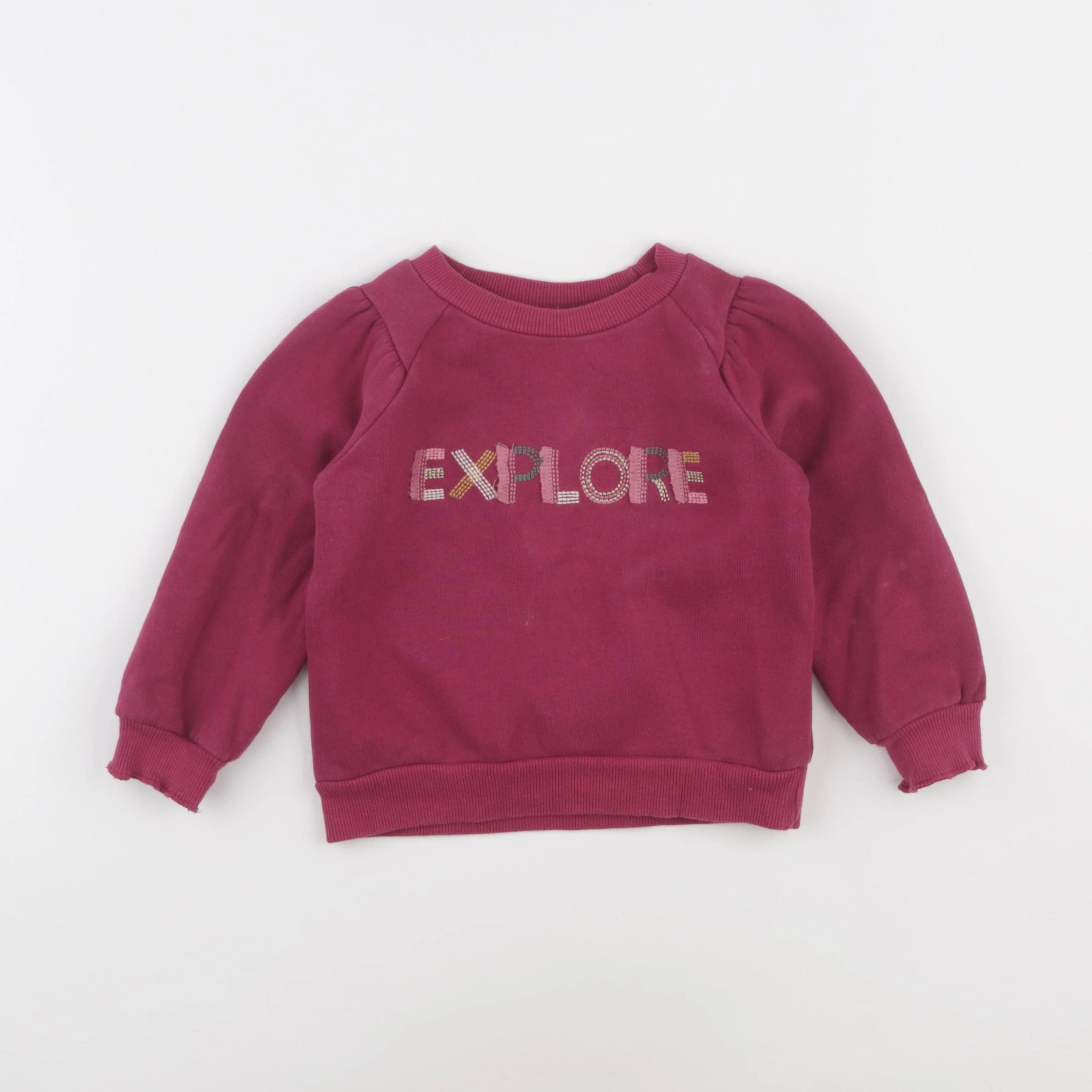 Tape à l'oeil - sweat violet - 3 ans
