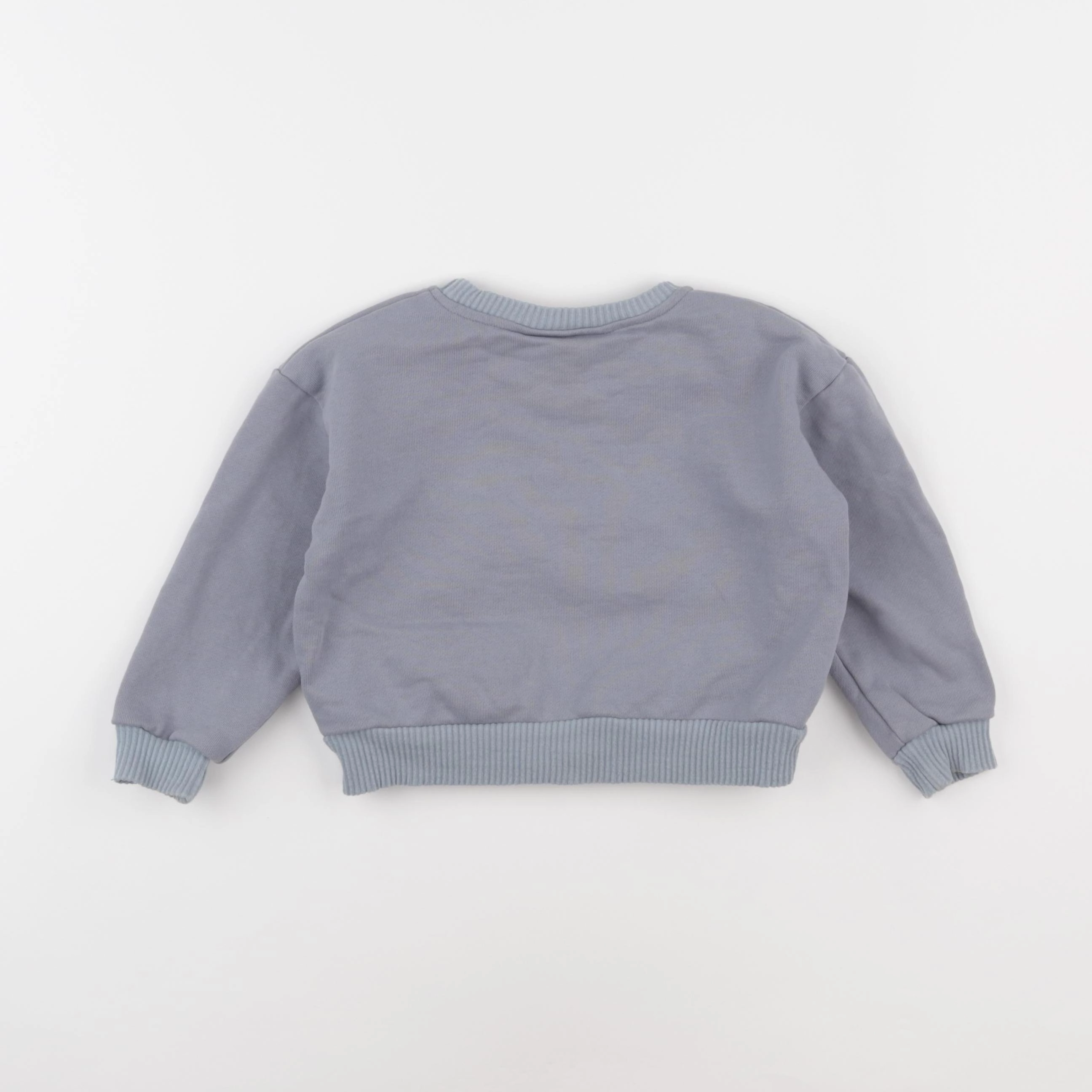 Gamin gamine - sweat bleu - 12/18 mois