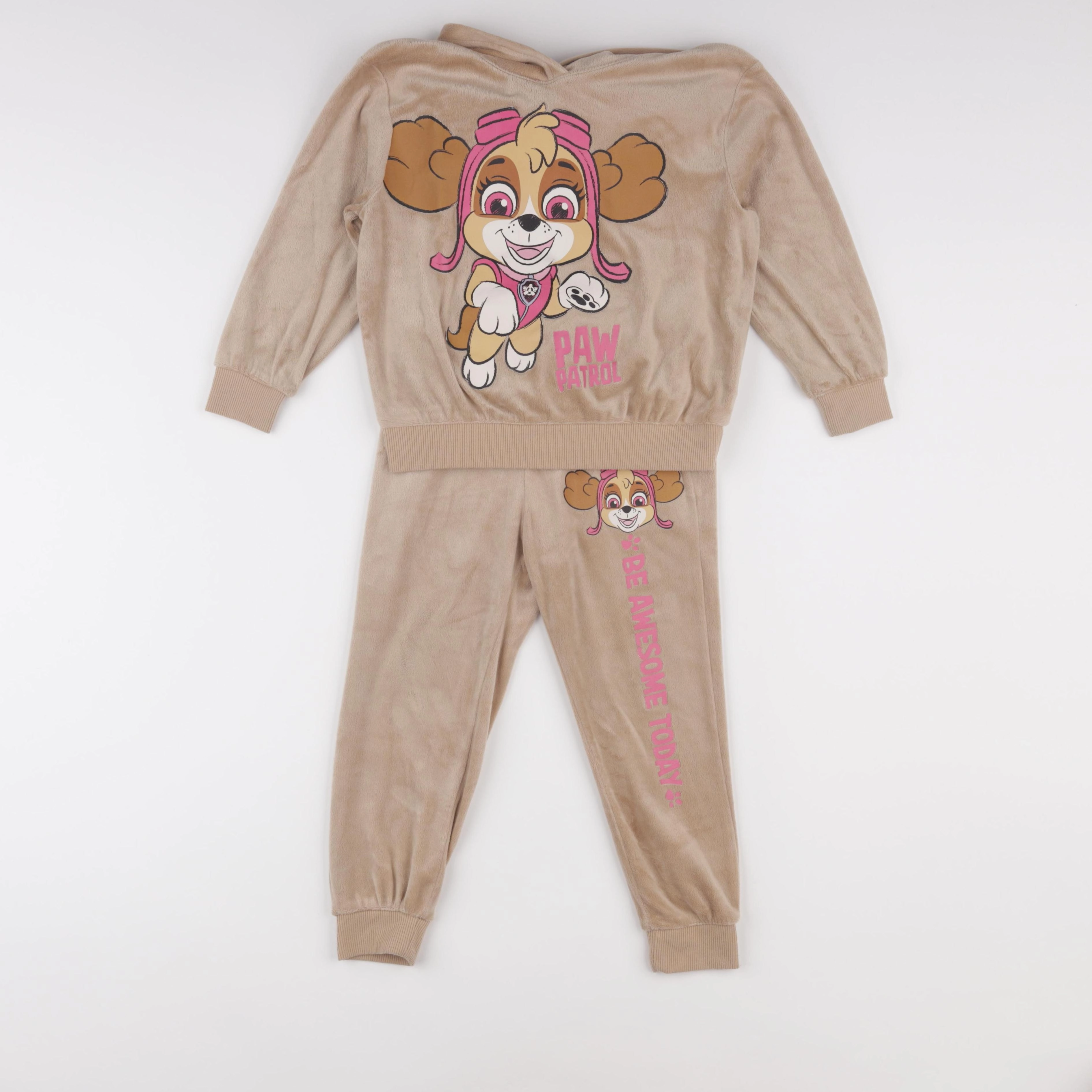 H&M - ensemble marron - 3/4 ans