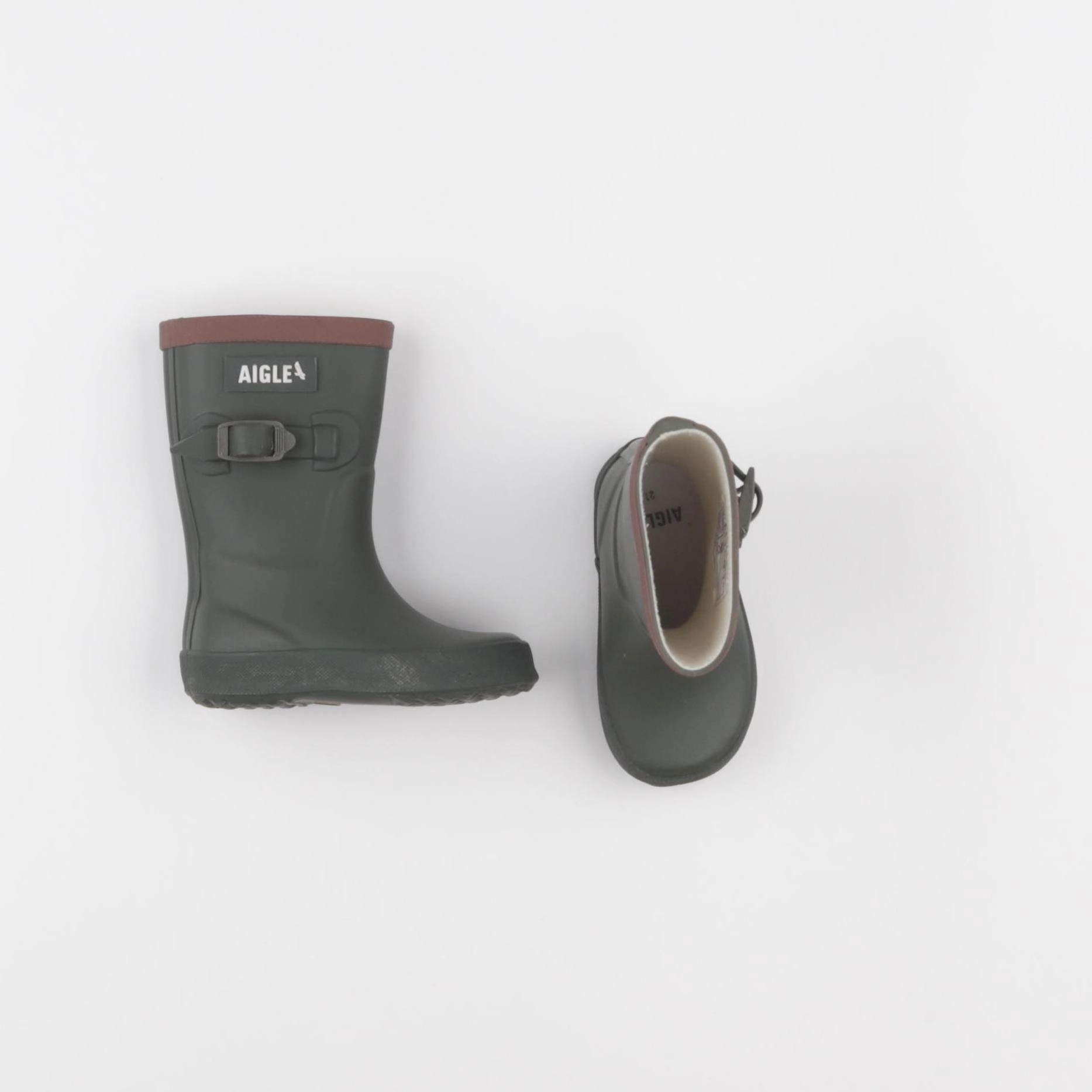 Aigle - bottes vert - pointure 21