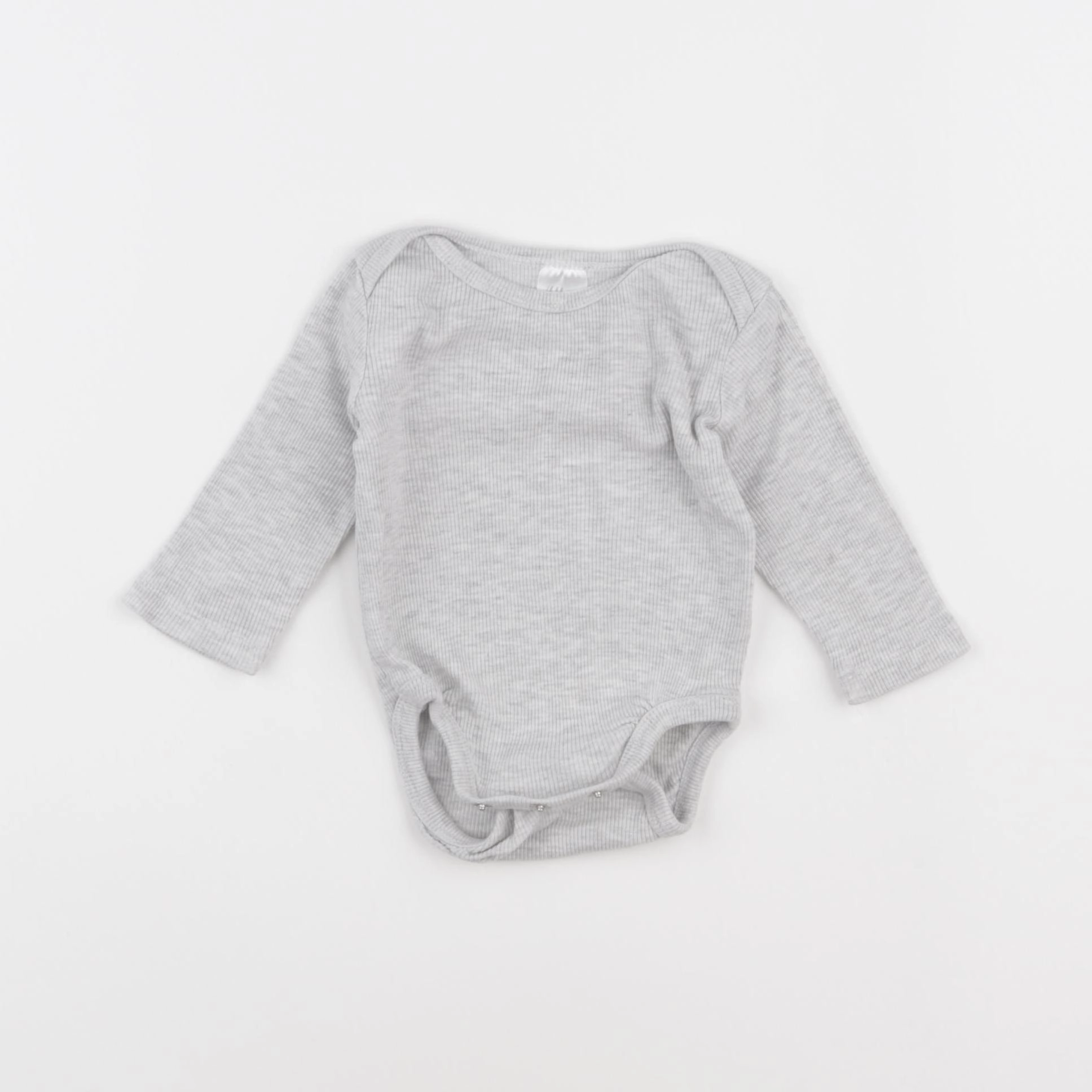H&M - body gris - 0/1 mois