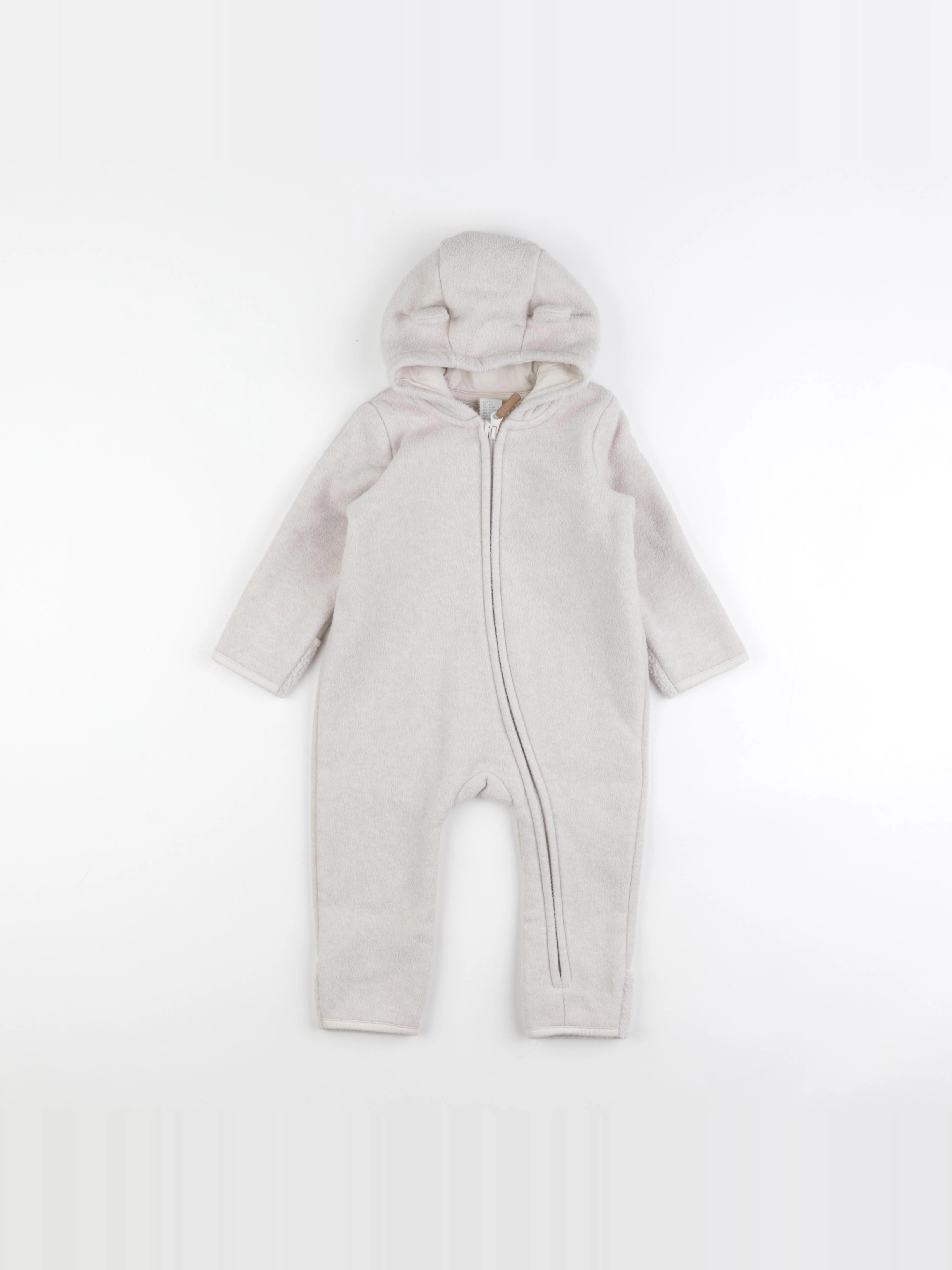 H&M - combinaison beige - 6/9 mois