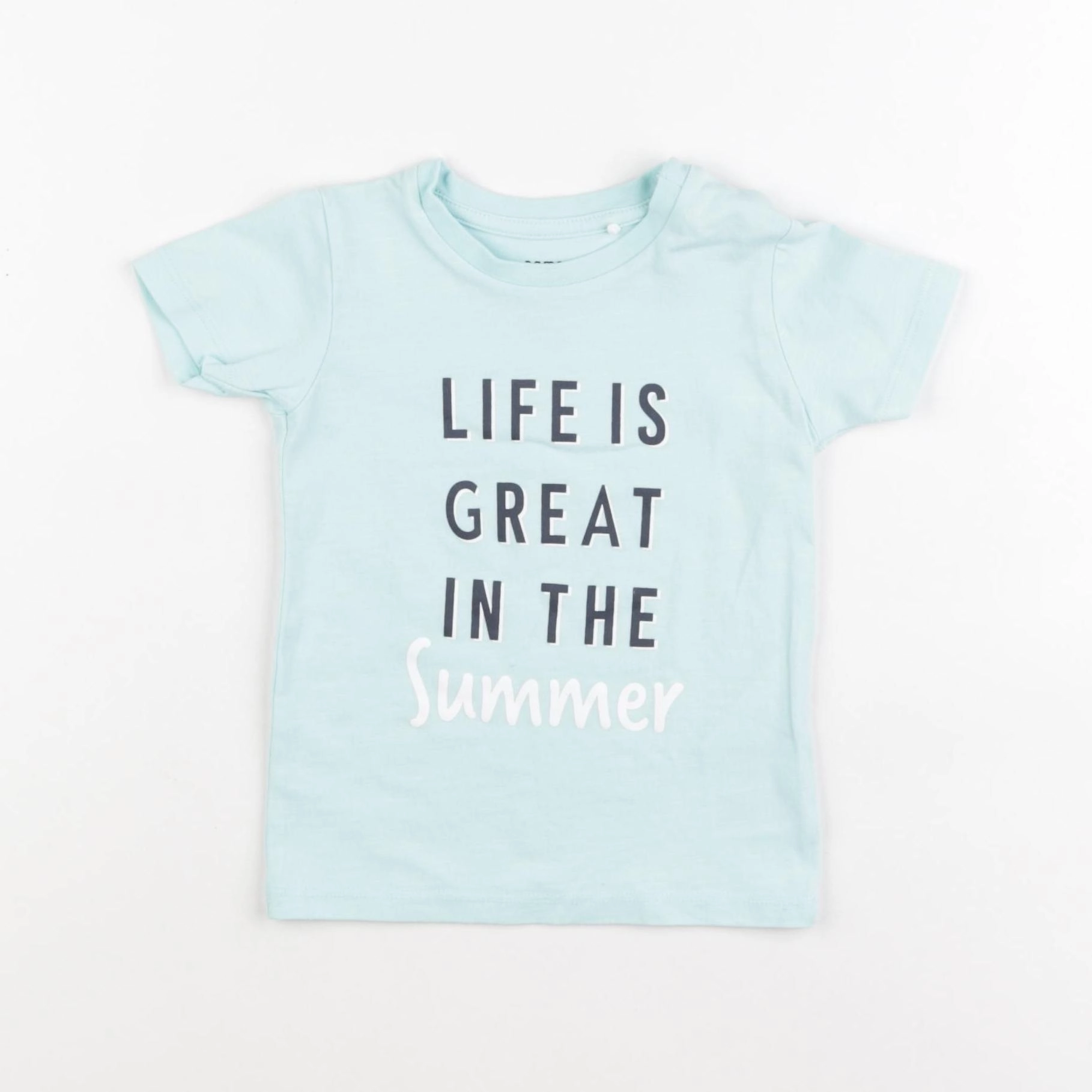 Name it - tee-shirt bleu - 6/9 mois