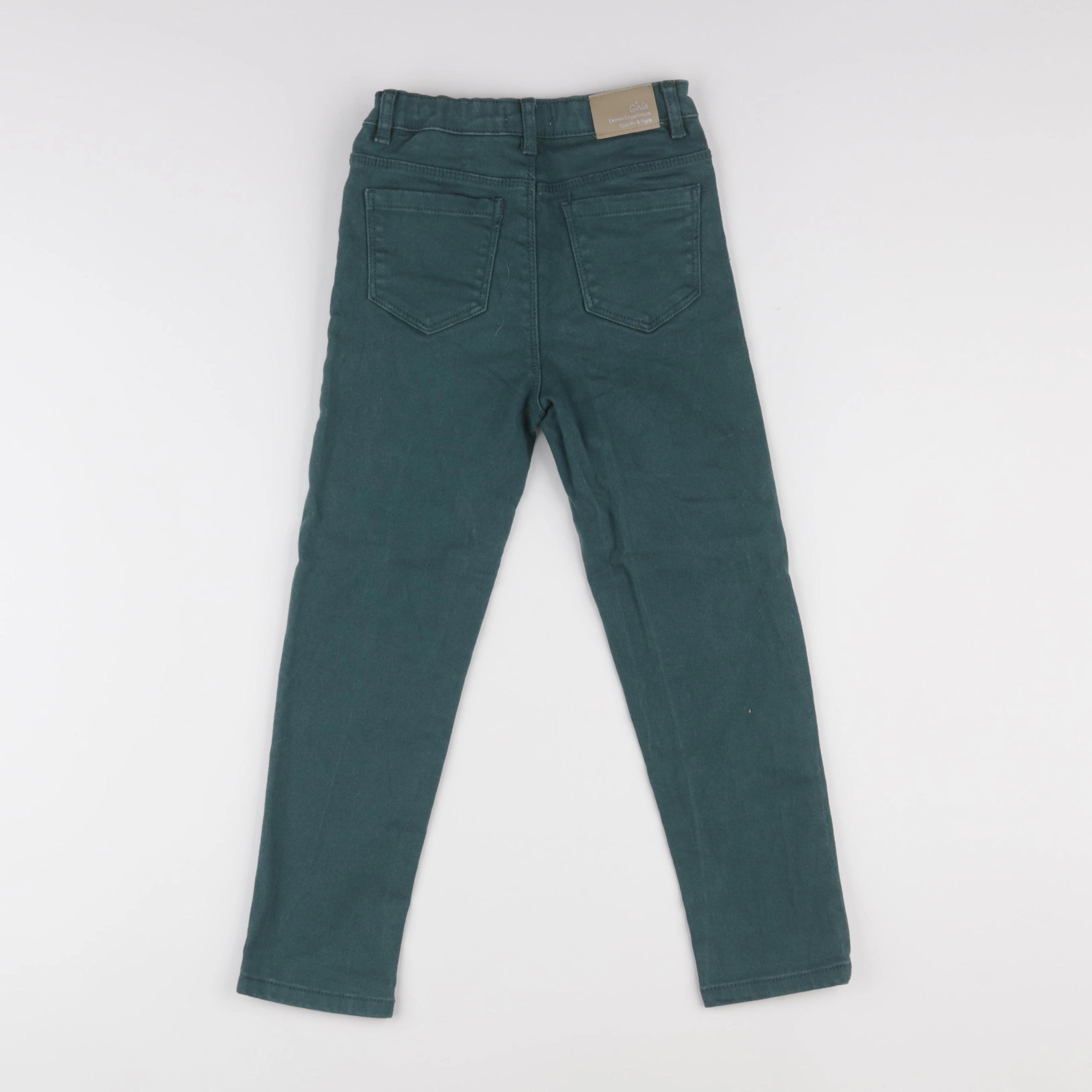Vertbaudet - jean vert - 7 ans
