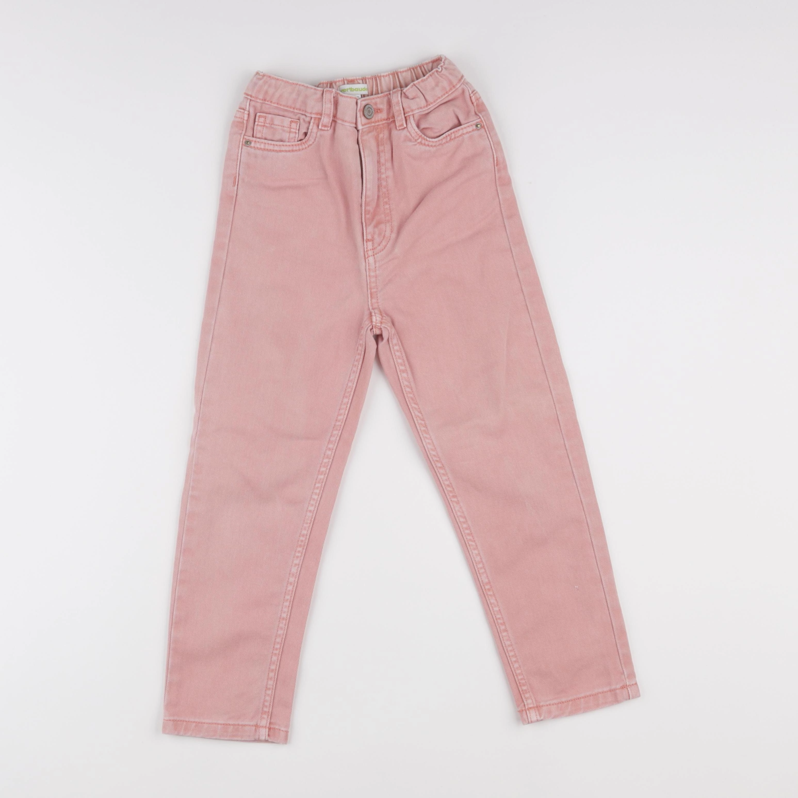 Vertbaudet - jean rose - 7 ans