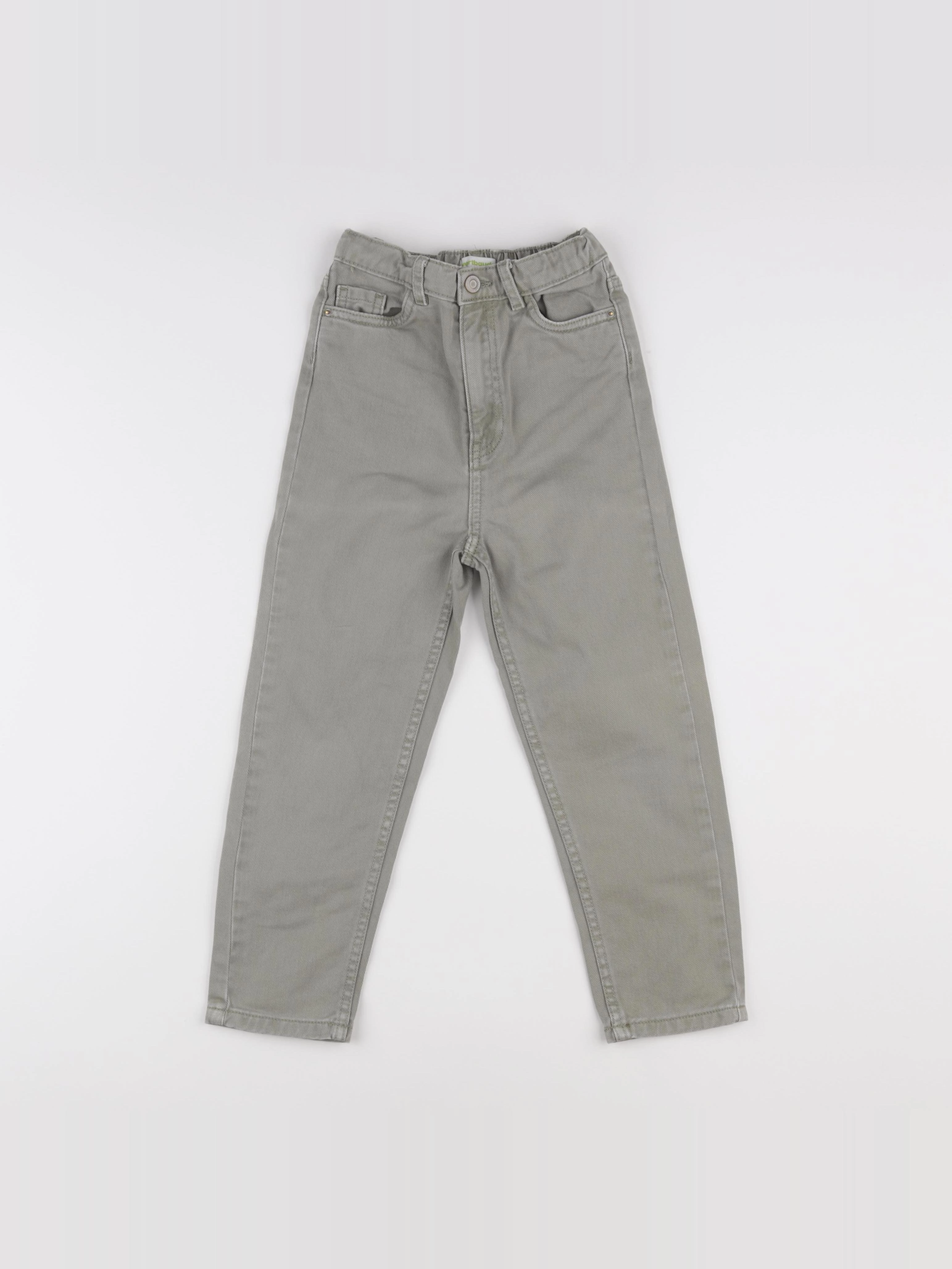 Vertbaudet - jean vert - 7 ans