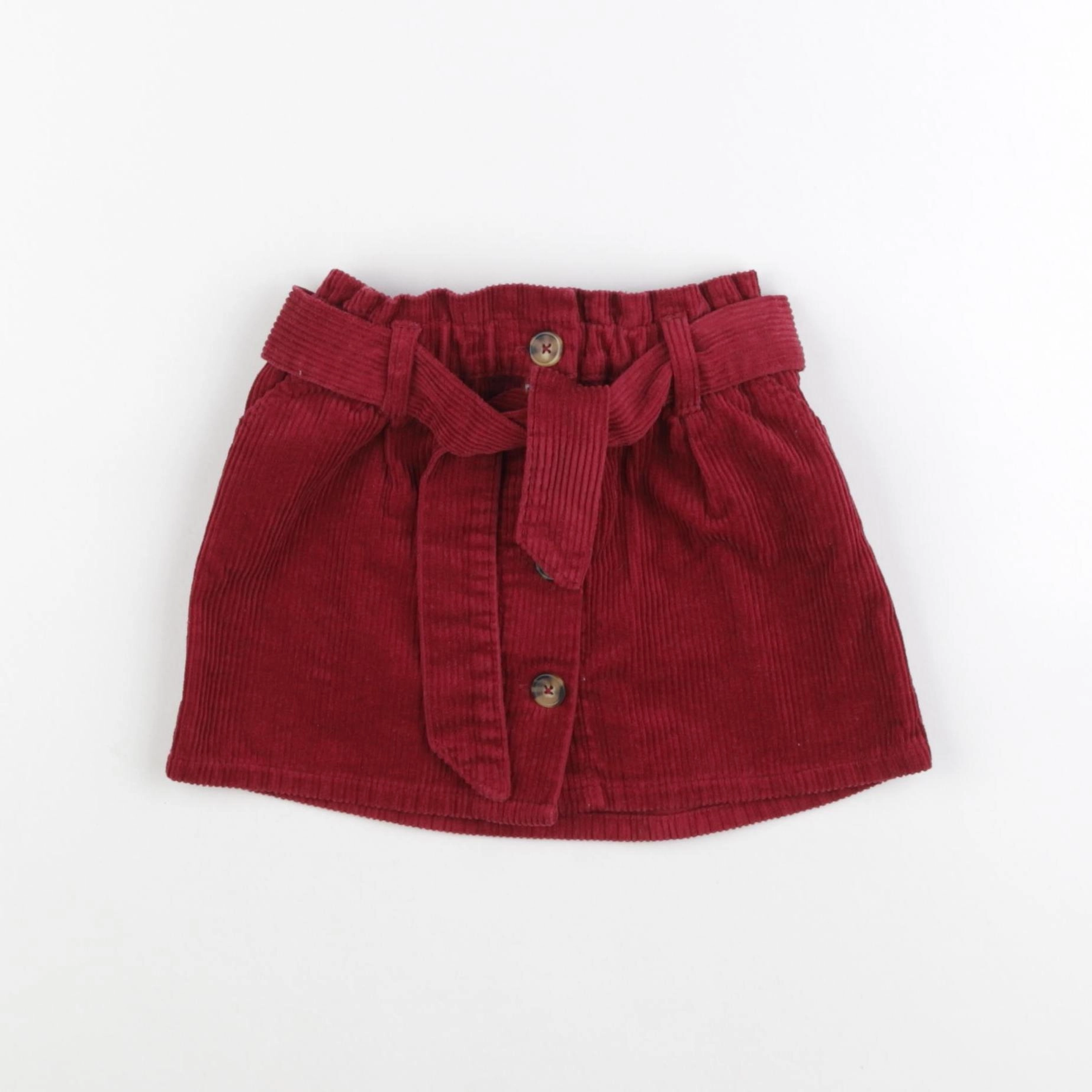 Vertbaudet - jupe rouge - 3 ans