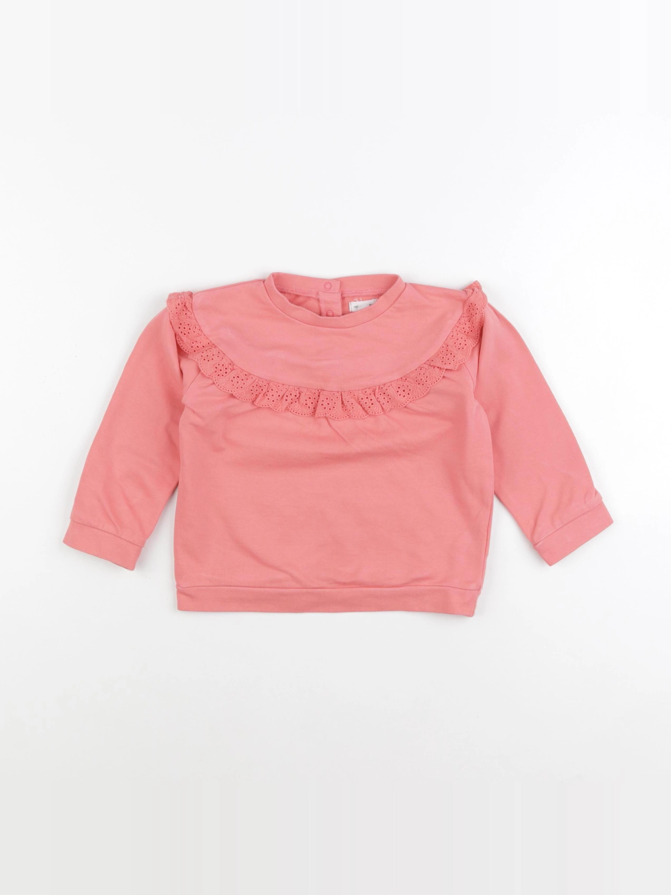Vertbaudet - sweat rose - 36 mois