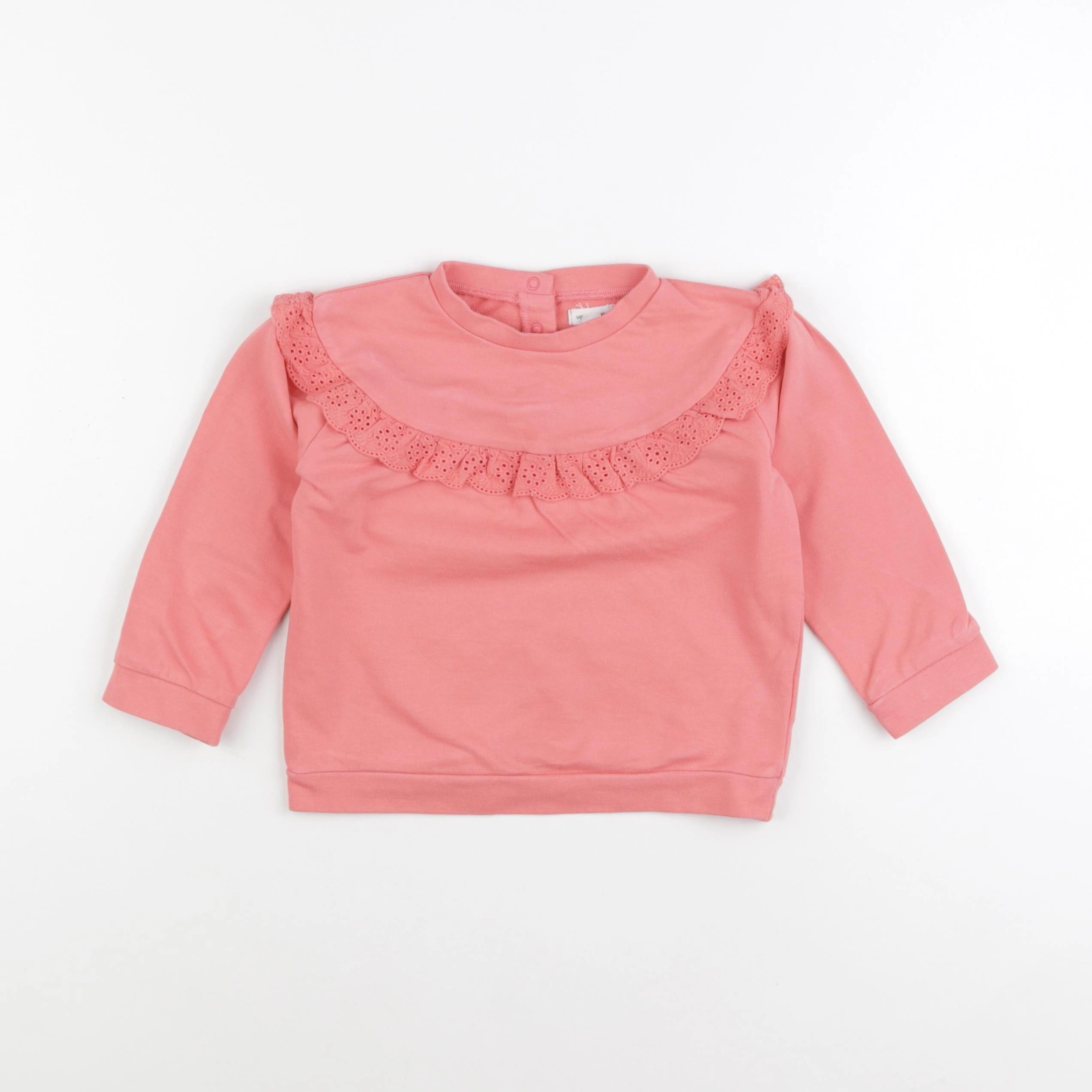 Vertbaudet - sweat rose - 36 mois