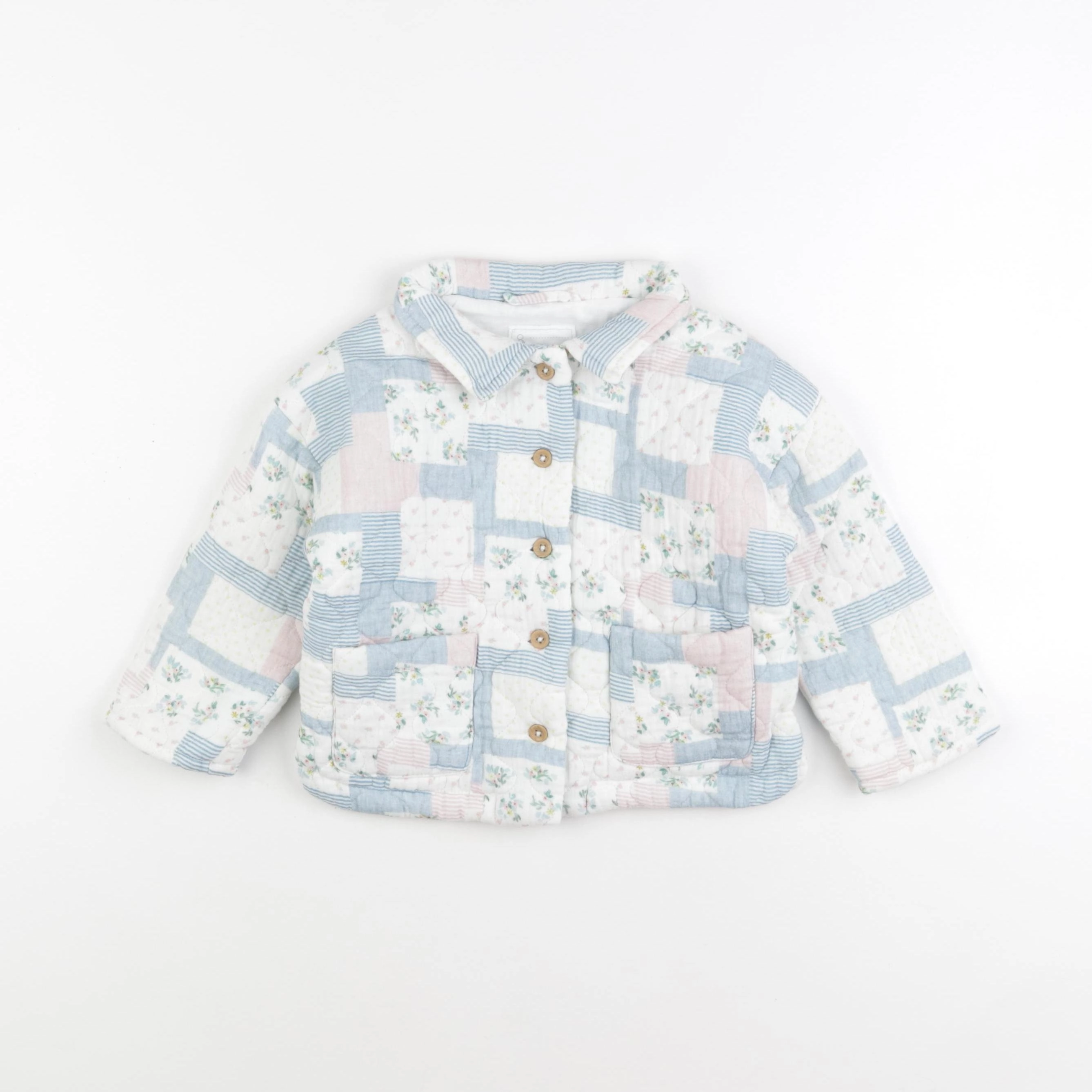Vertbaudet - veste blanc - 24 mois