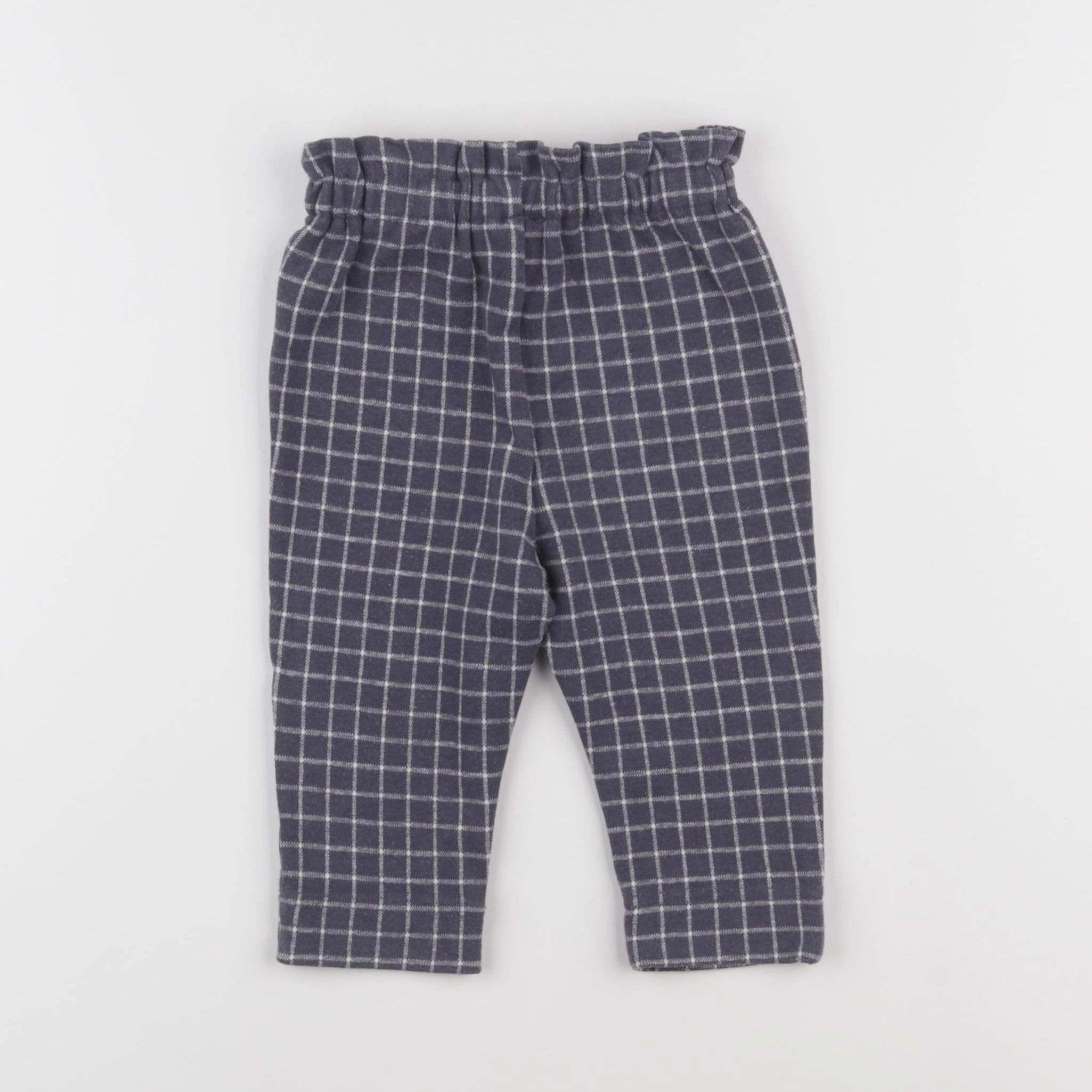 Vertbaudet - pantalon bleu - 12 mois
