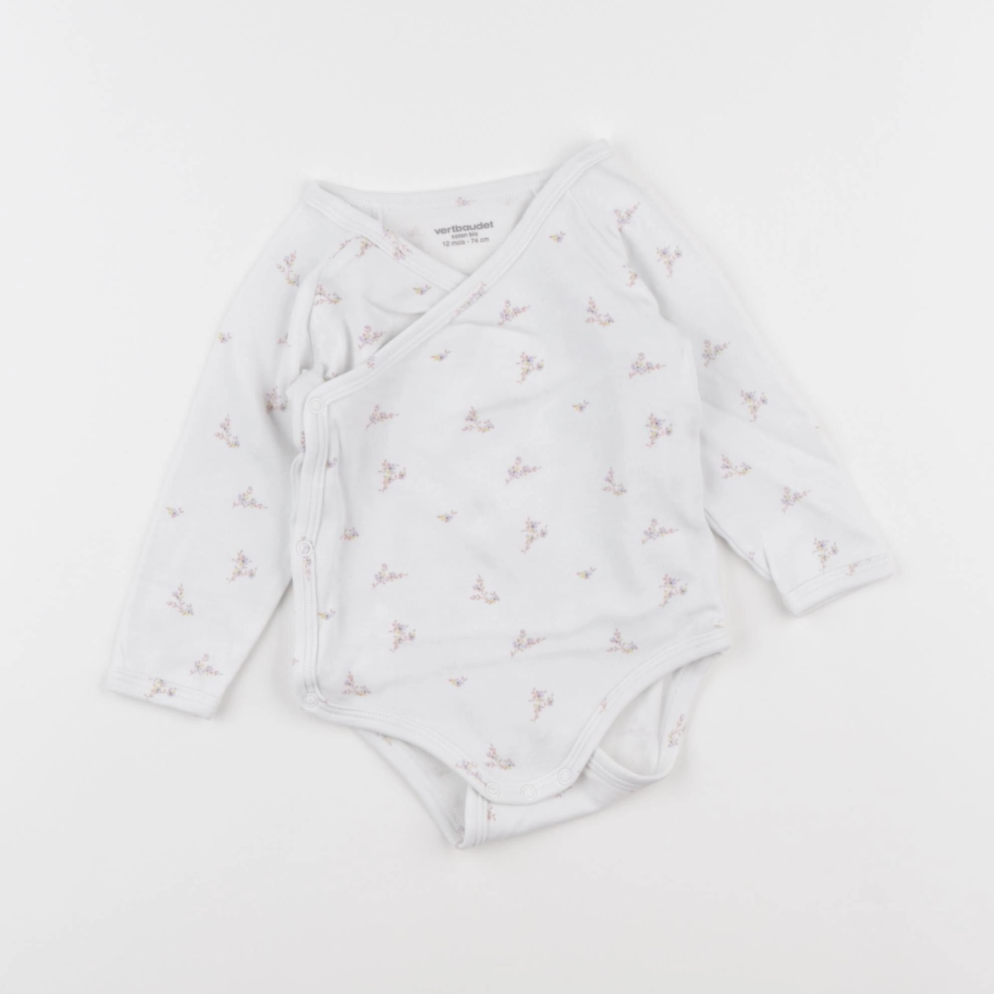 Vertbaudet - body blanc - 12 mois