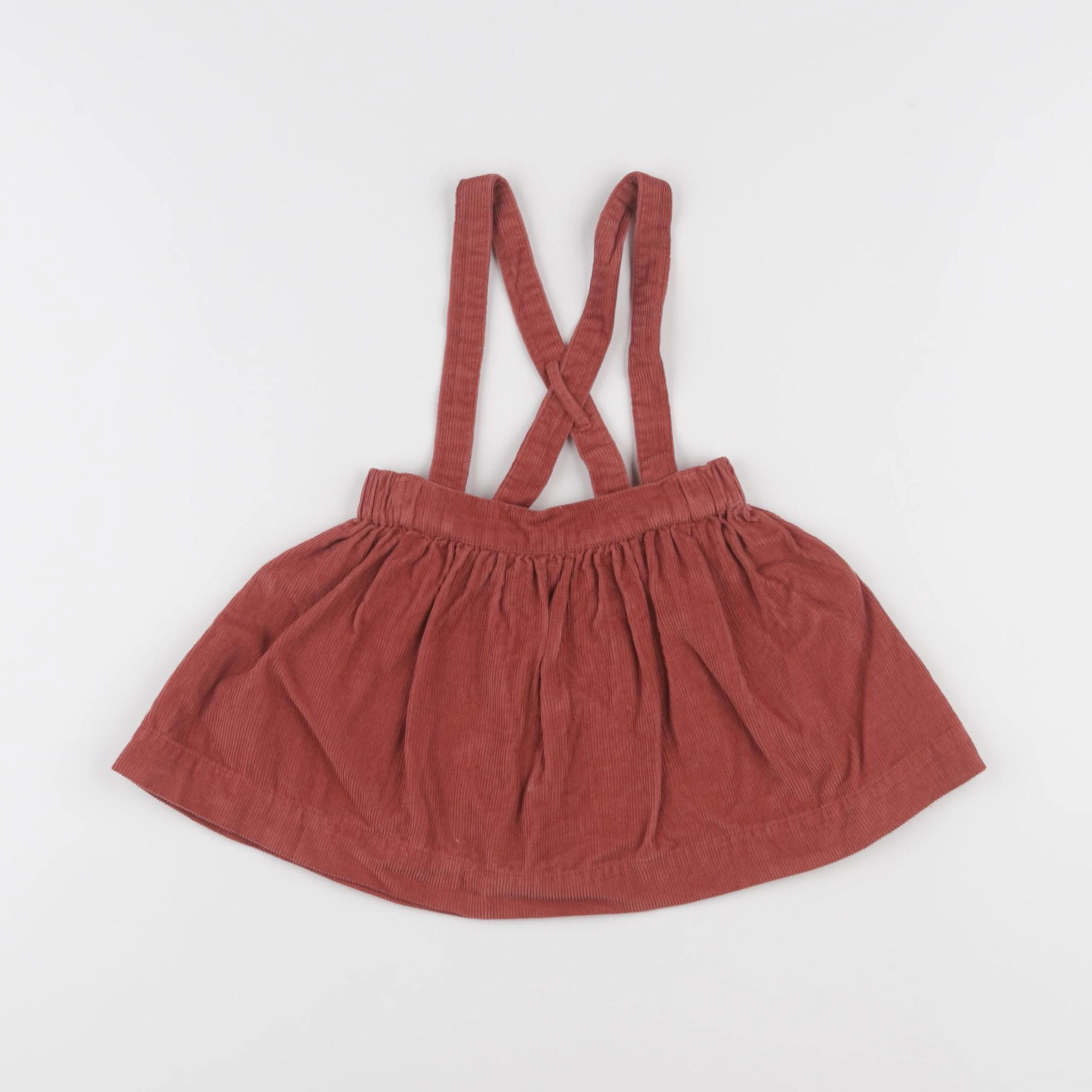 Vertbaudet - jupe rouge - 18 mois