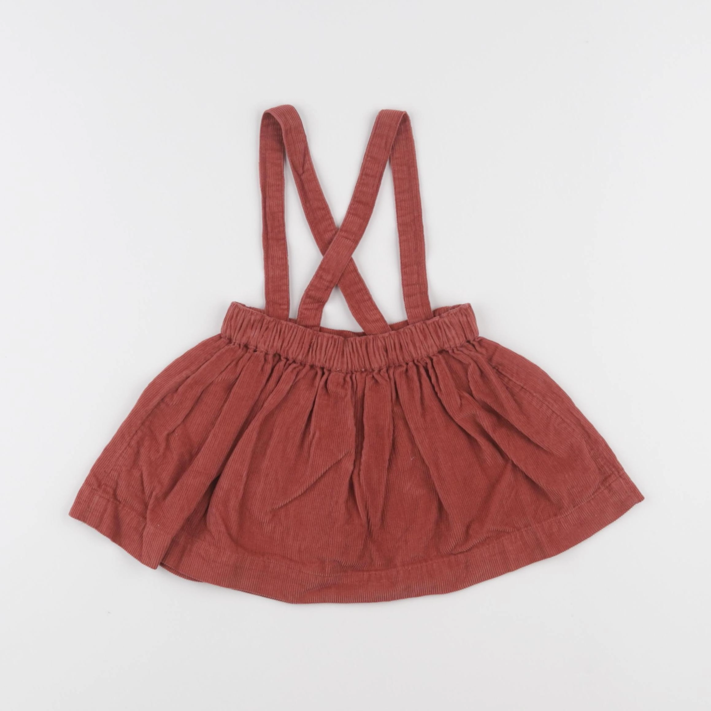 Vertbaudet - jupe rouge - 18 mois