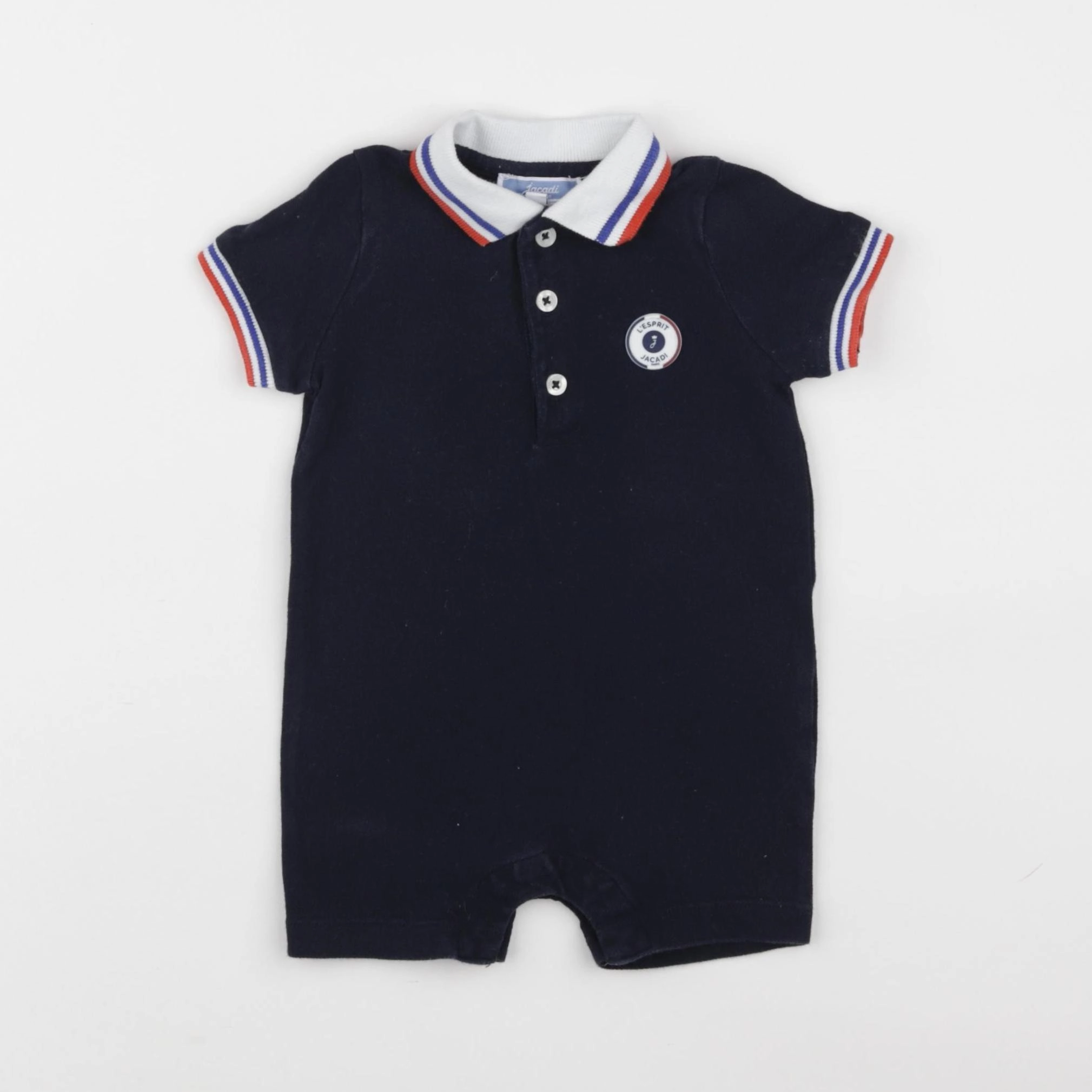 Jacadi - combinaison bleu - 6 mois