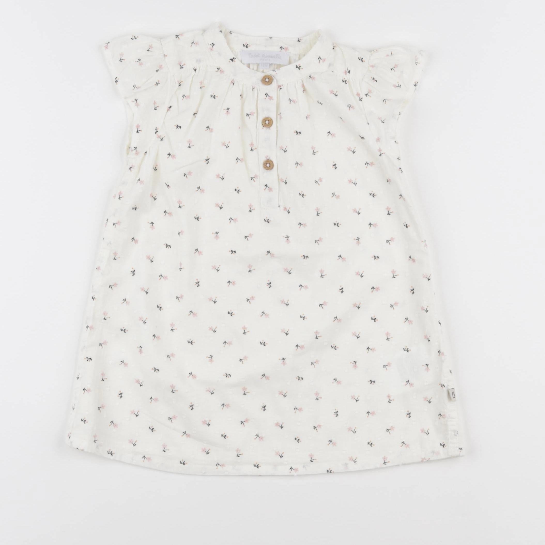 Cadet Rousselle - robe blanc - 12 mois