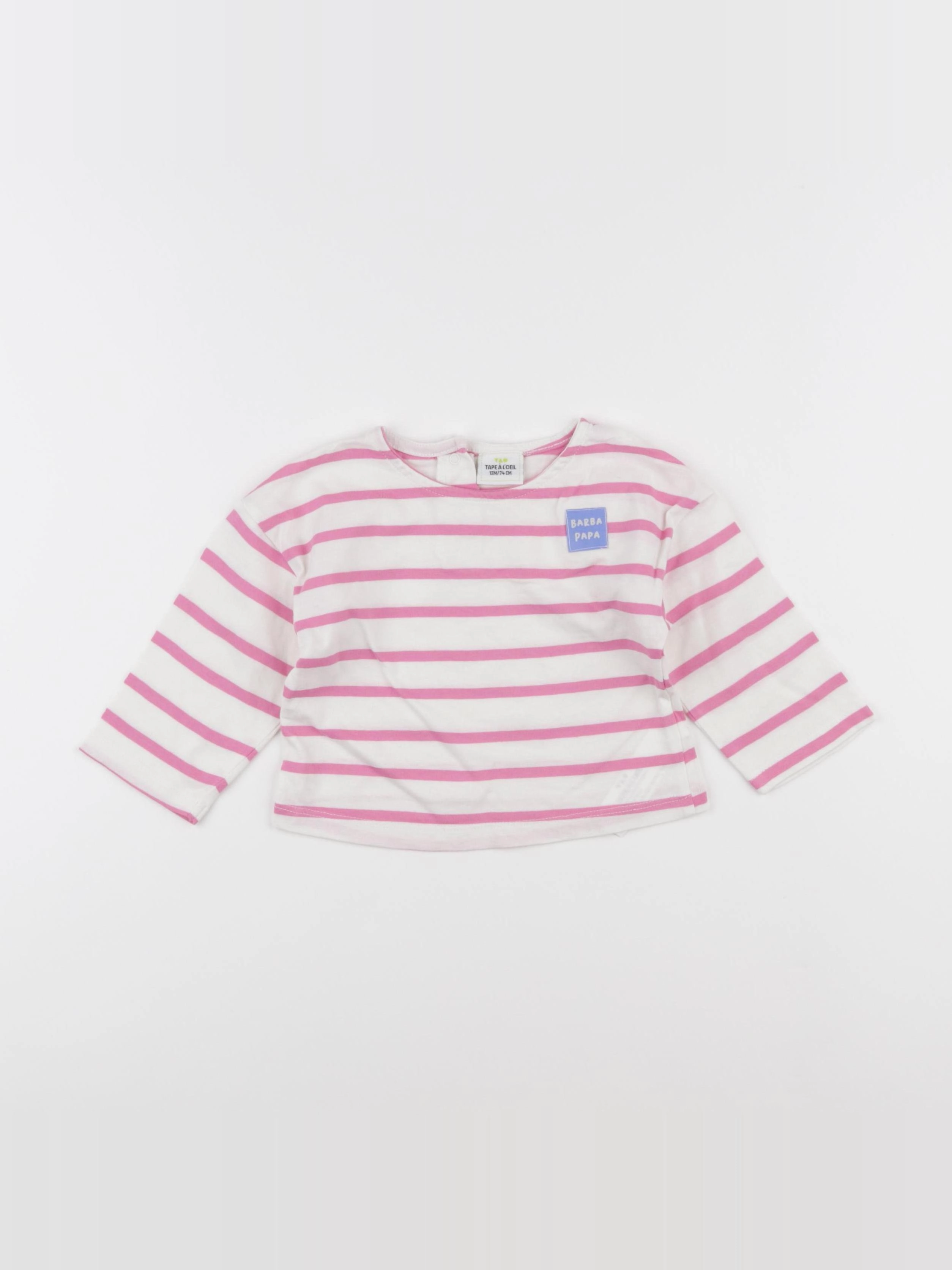 Tape à l'oeil - tee-shirt beige, rose - 12 mois