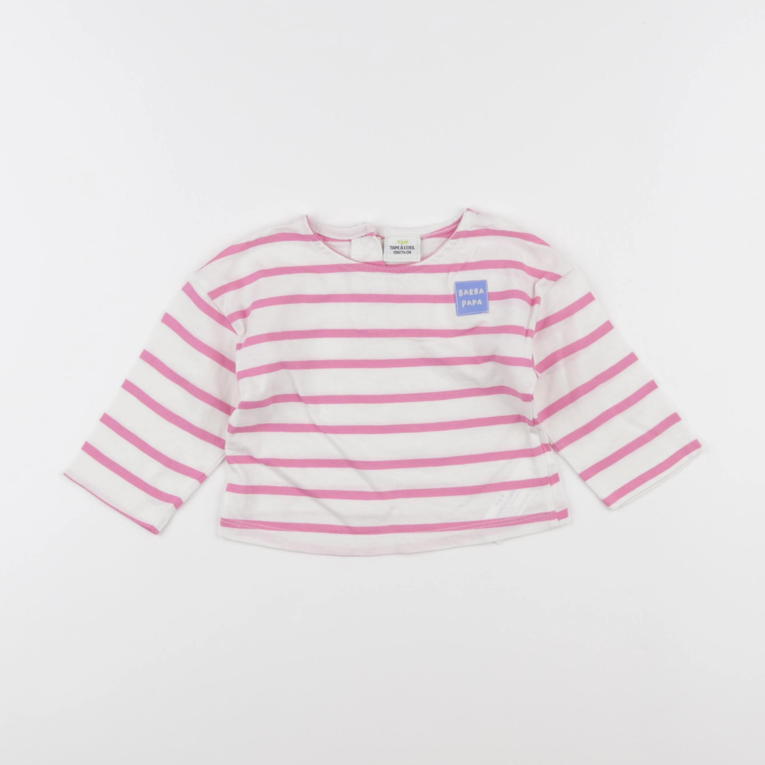 Tape à l'oeil - tee-shirt beige, rose - 12 mois