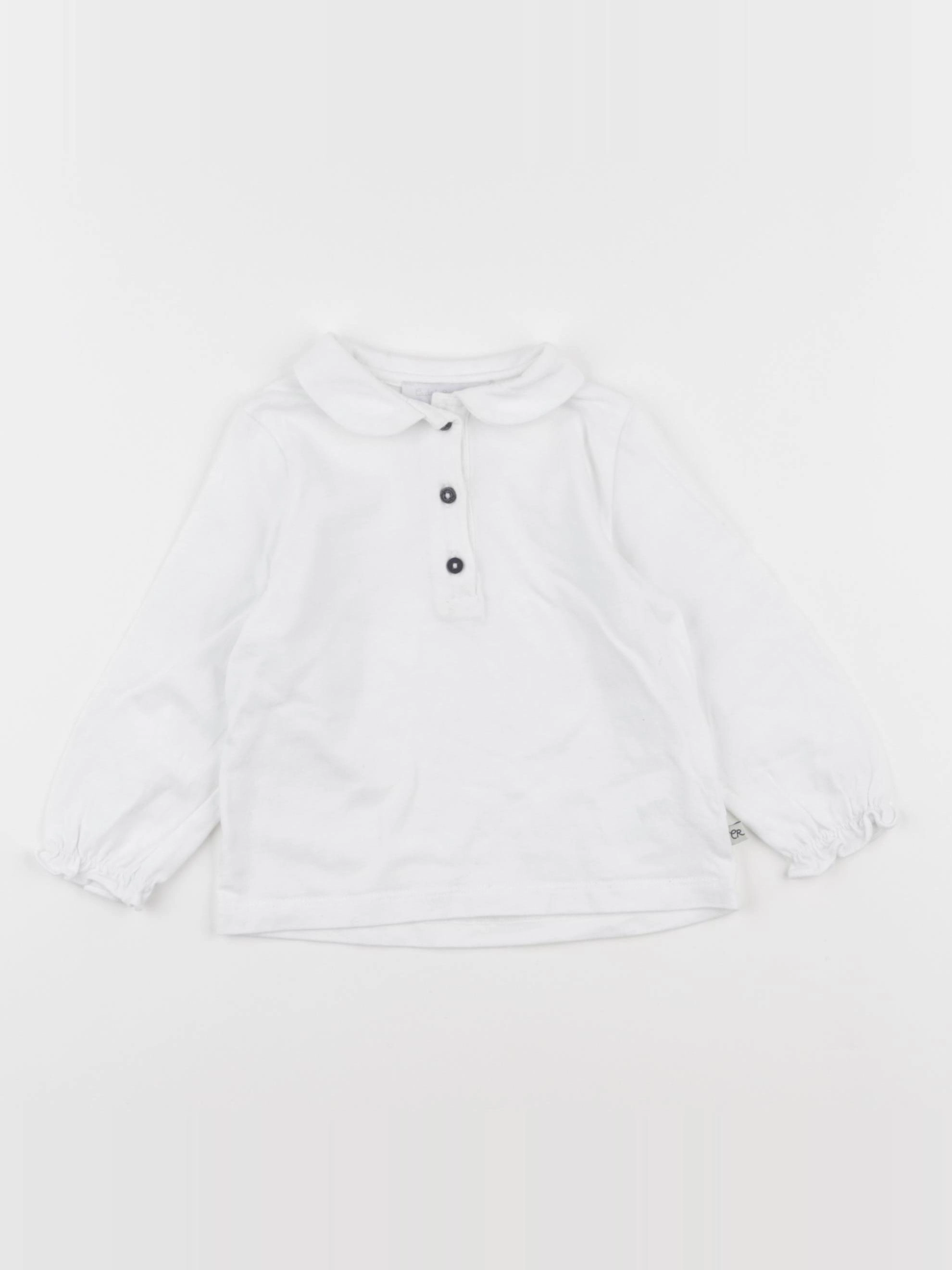 Cadet Rousselle - tee-shirt blanc - 12 mois